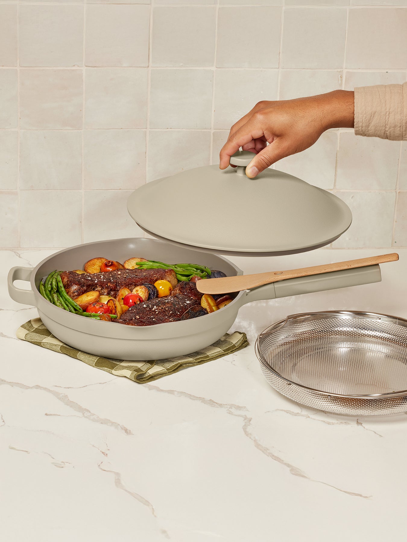 Large Always Pan 2.0 31.8cm Cream