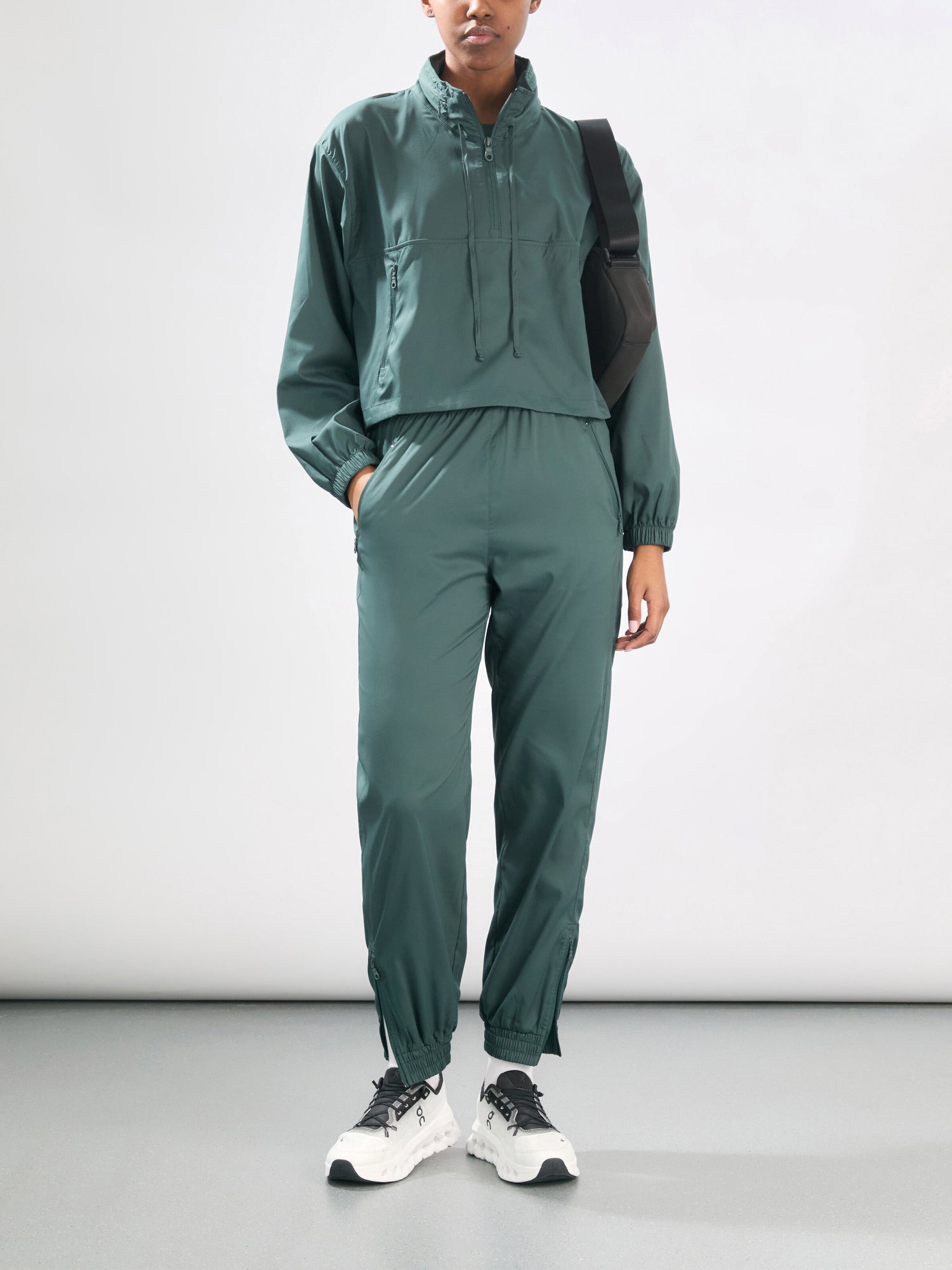 Huddle Half-Zip Windbreaker Jacket