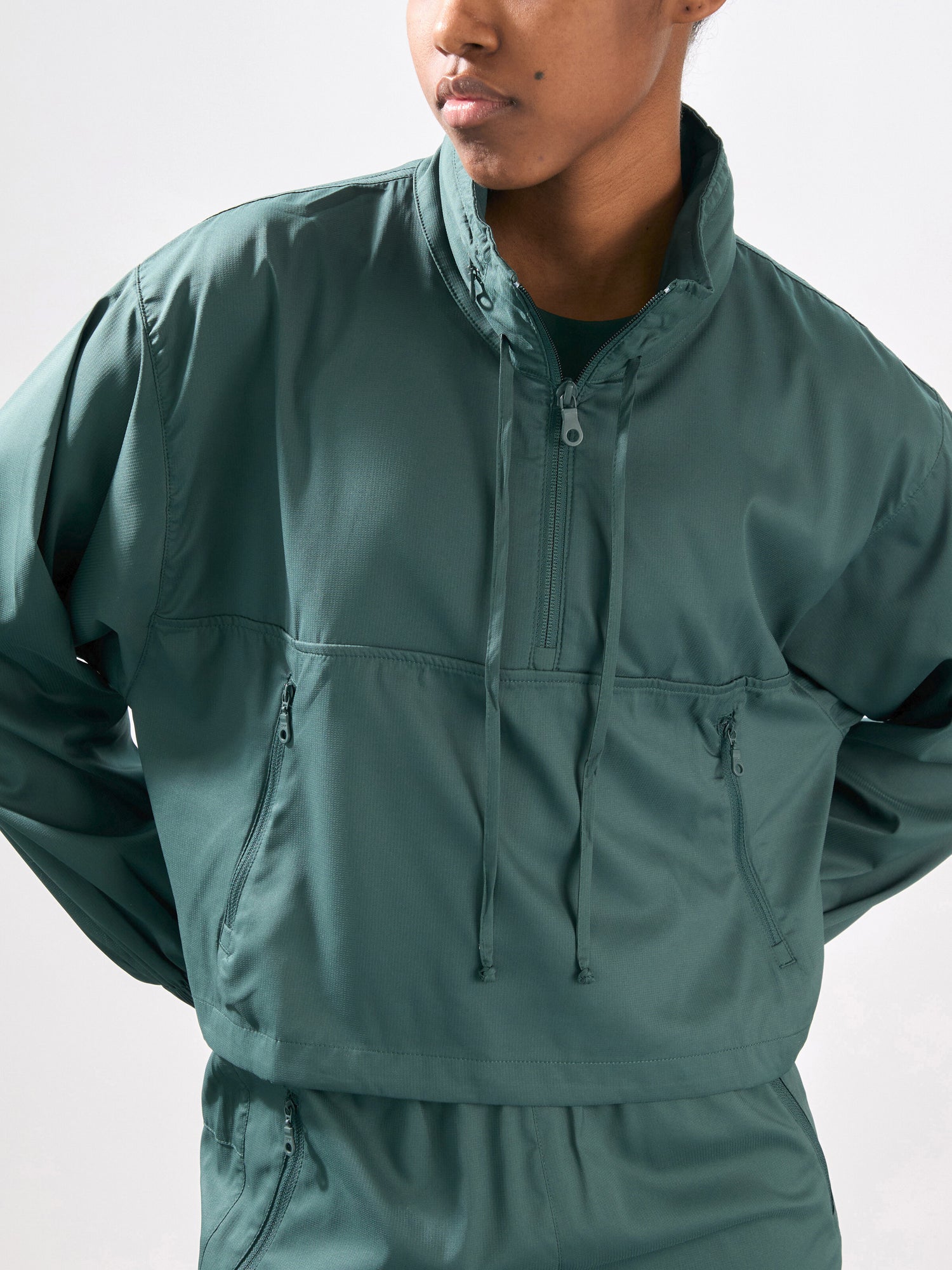Huddle Half-Zip Windbreaker Jacket