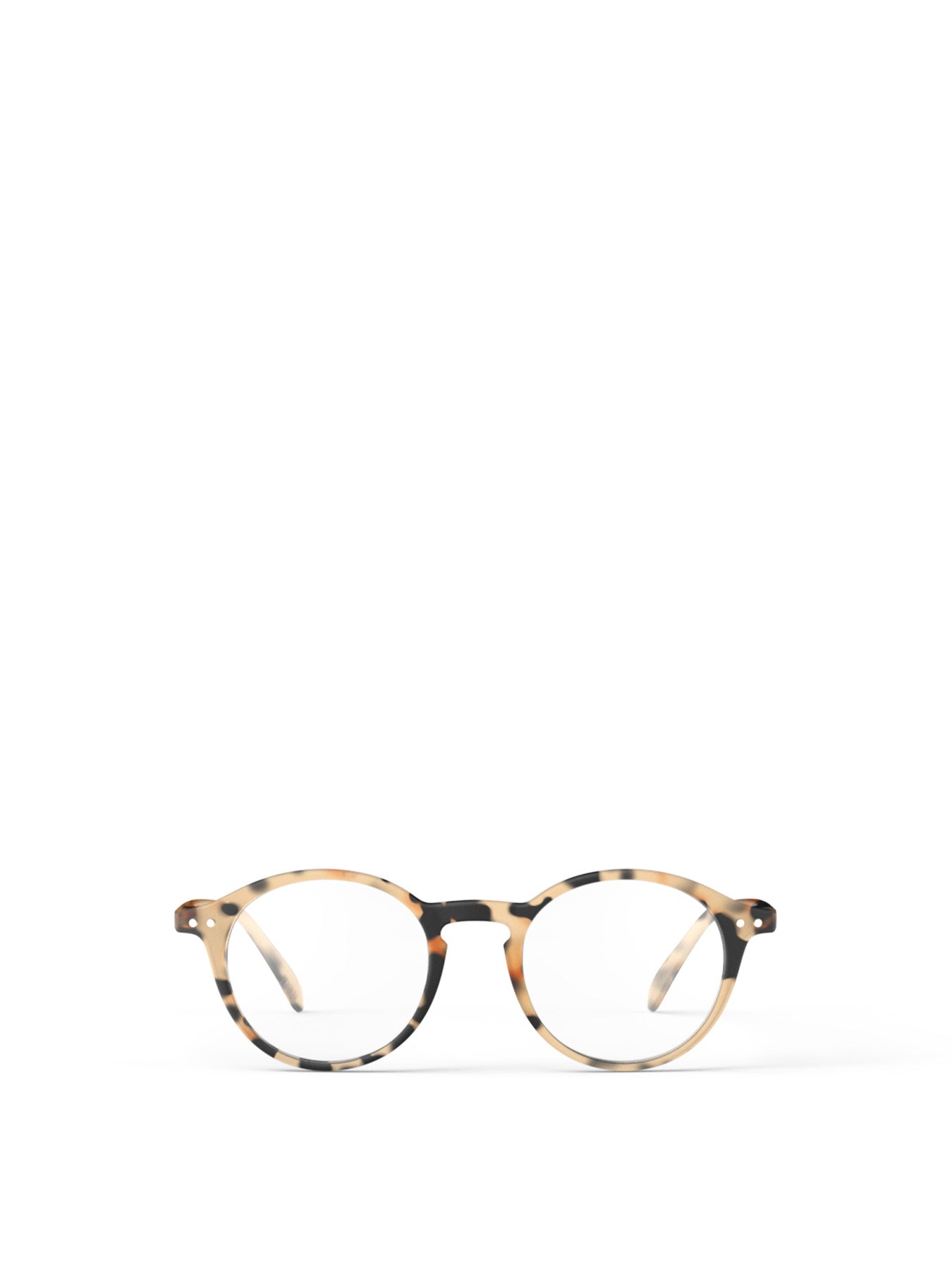 LetmeSee D Reading Glasses Light Tortoise Brown +2.50