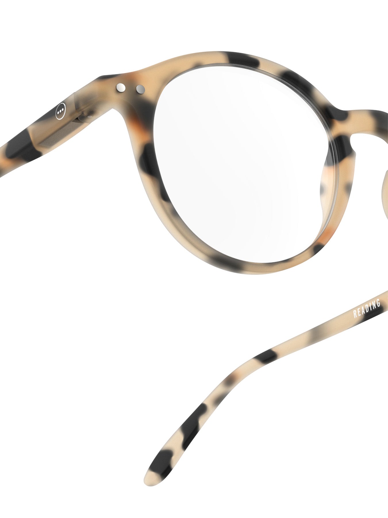 LetmeSee D Reading Glasses Light Tortoise Brown +2.00
