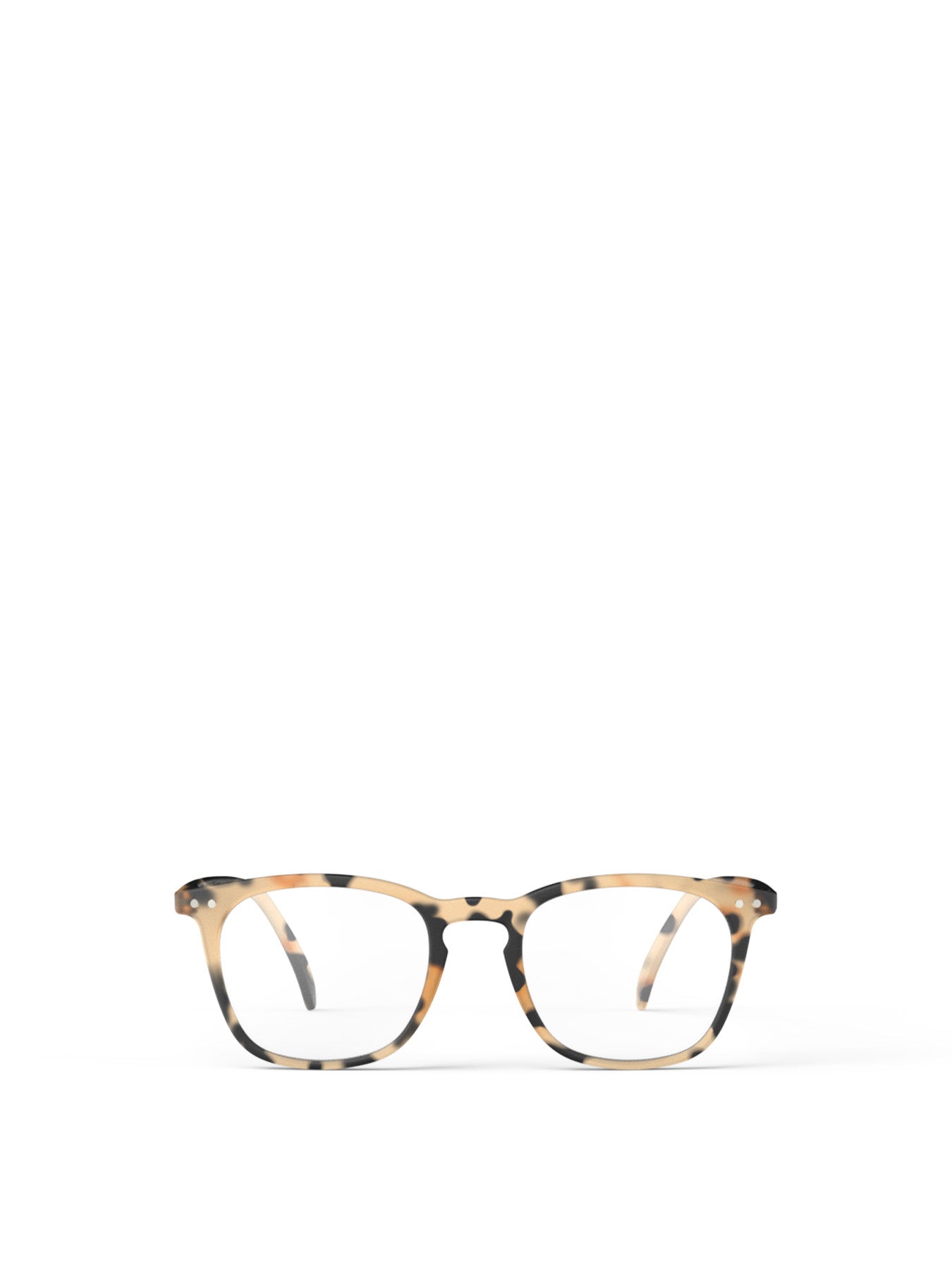 LetmeSee E Reading Glasses Light Tortoise Brown +2.50