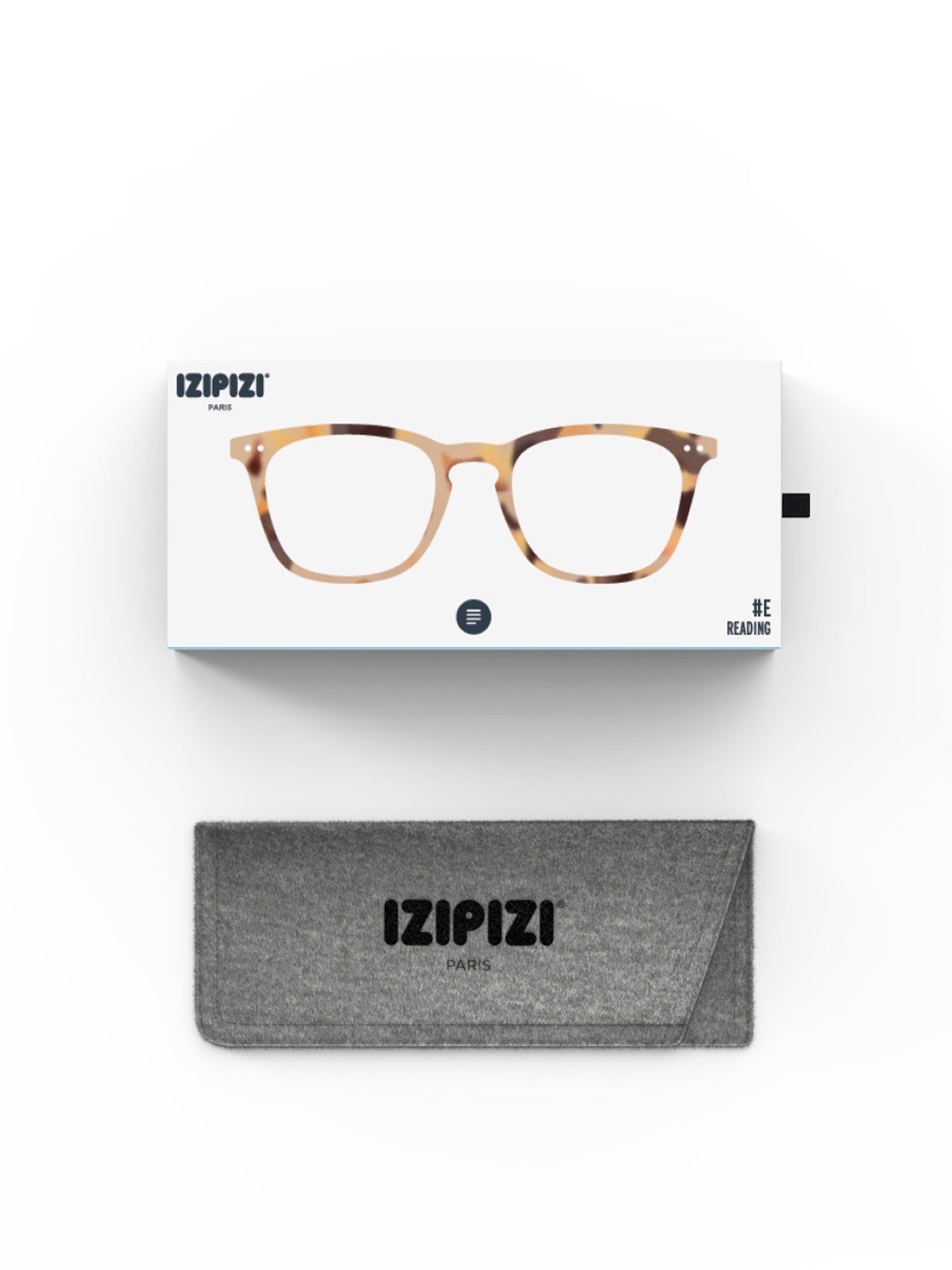 LetmeSee E Reading Glasses Light Tortoise Brown +2.50