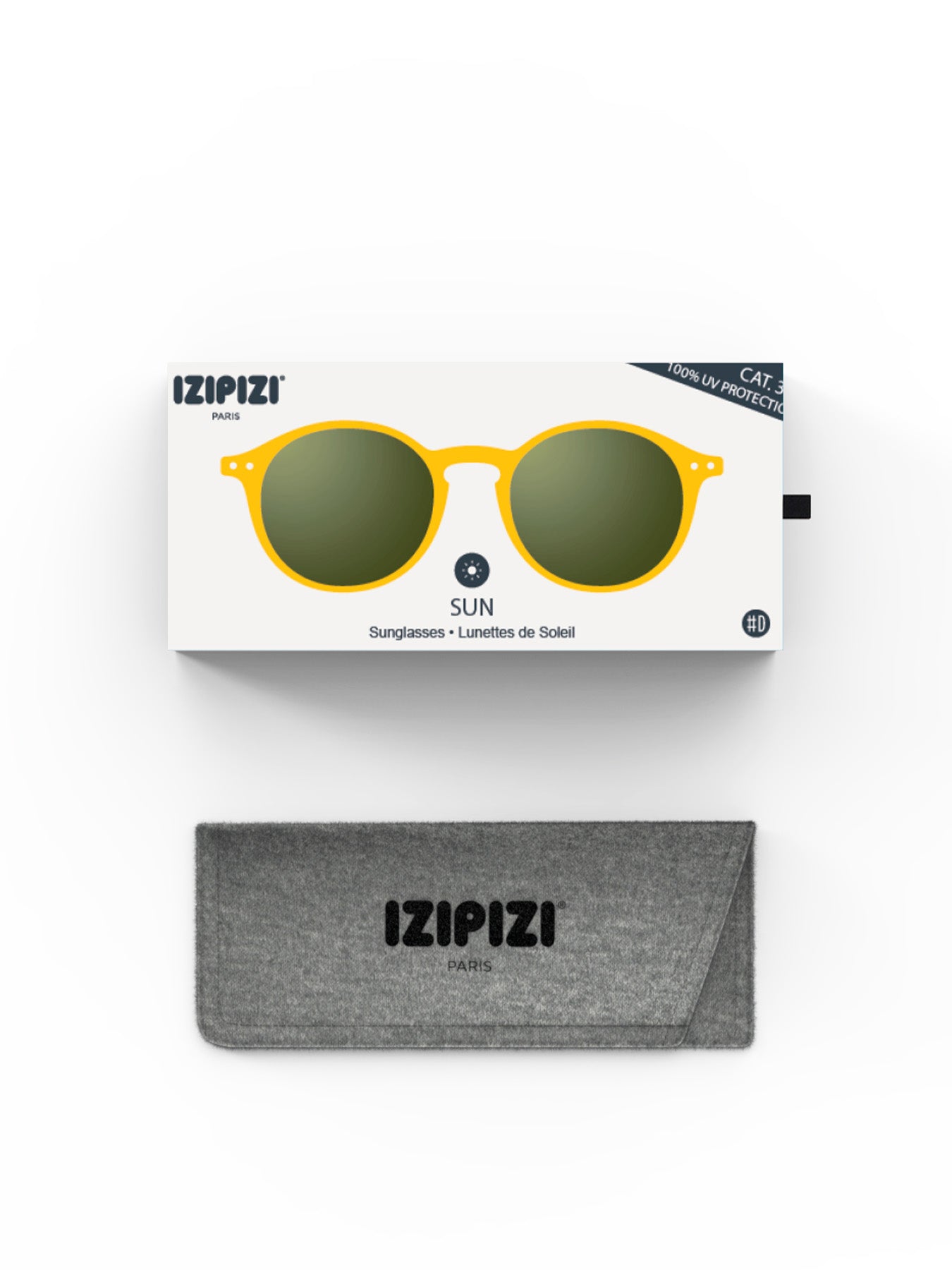 #D SUN Sunglasses Yellow Honey