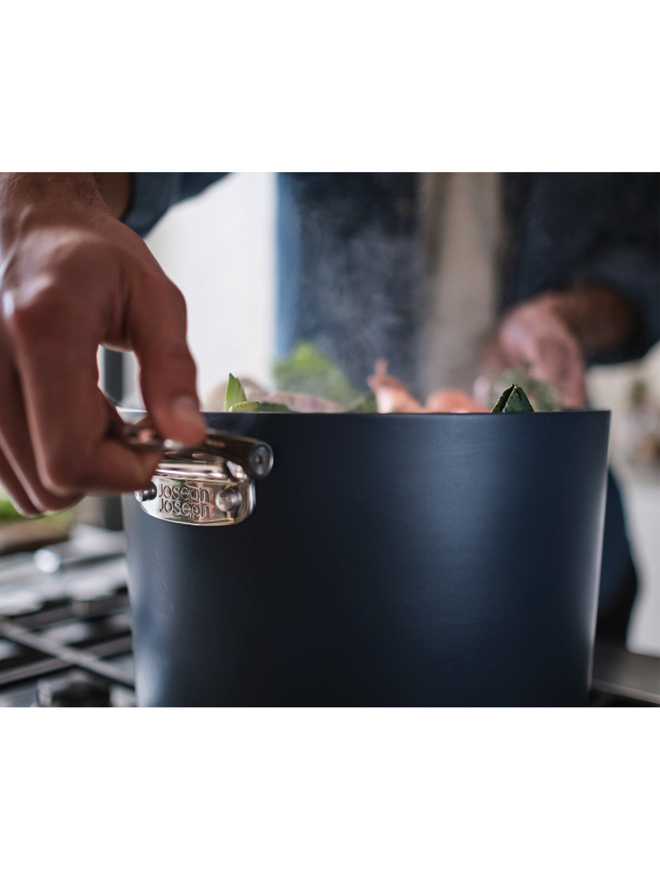 Space Non Stick Stock Pot & Lid