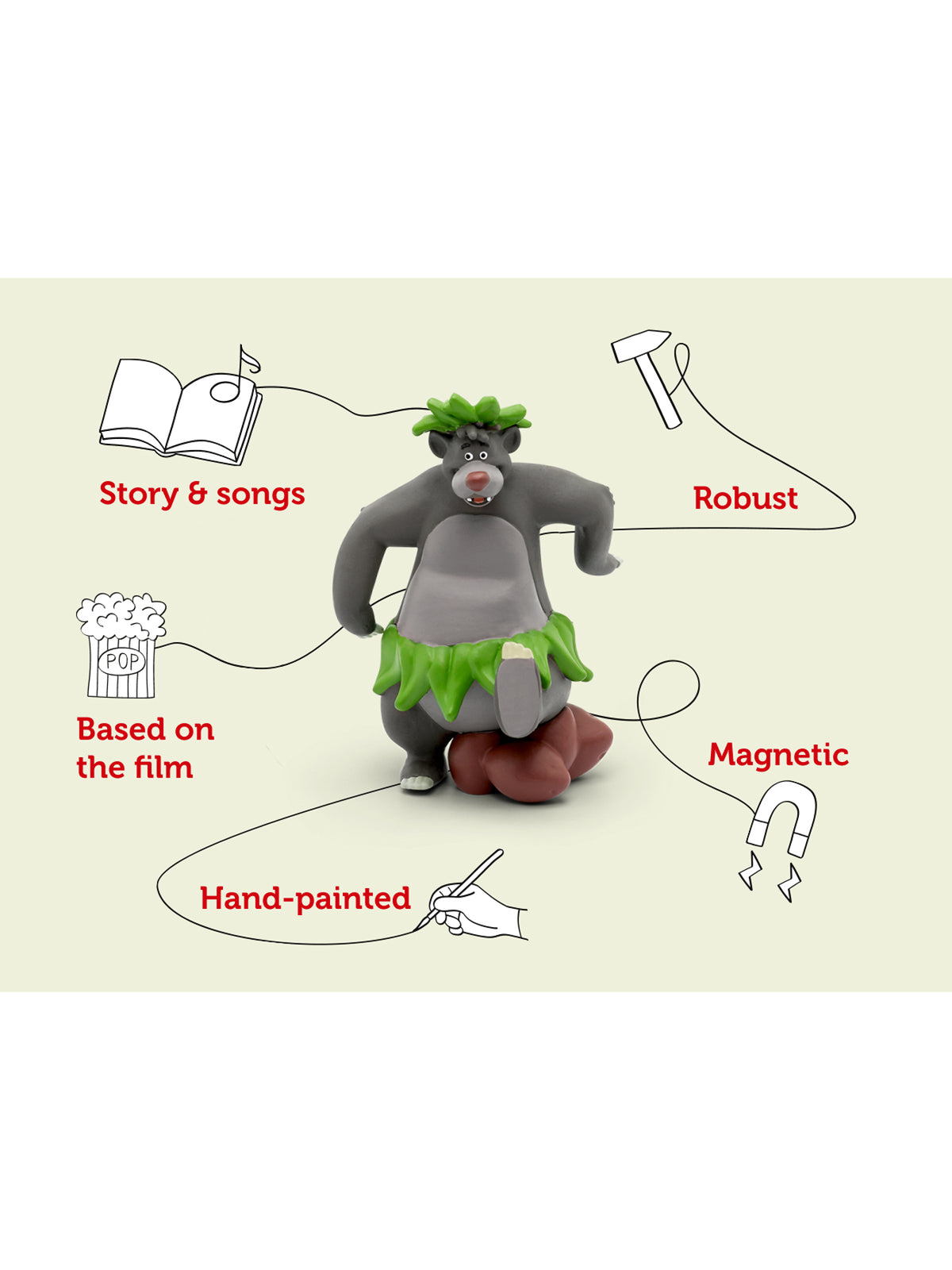 Disney The Jungle Book Tonie Audio Character Grey