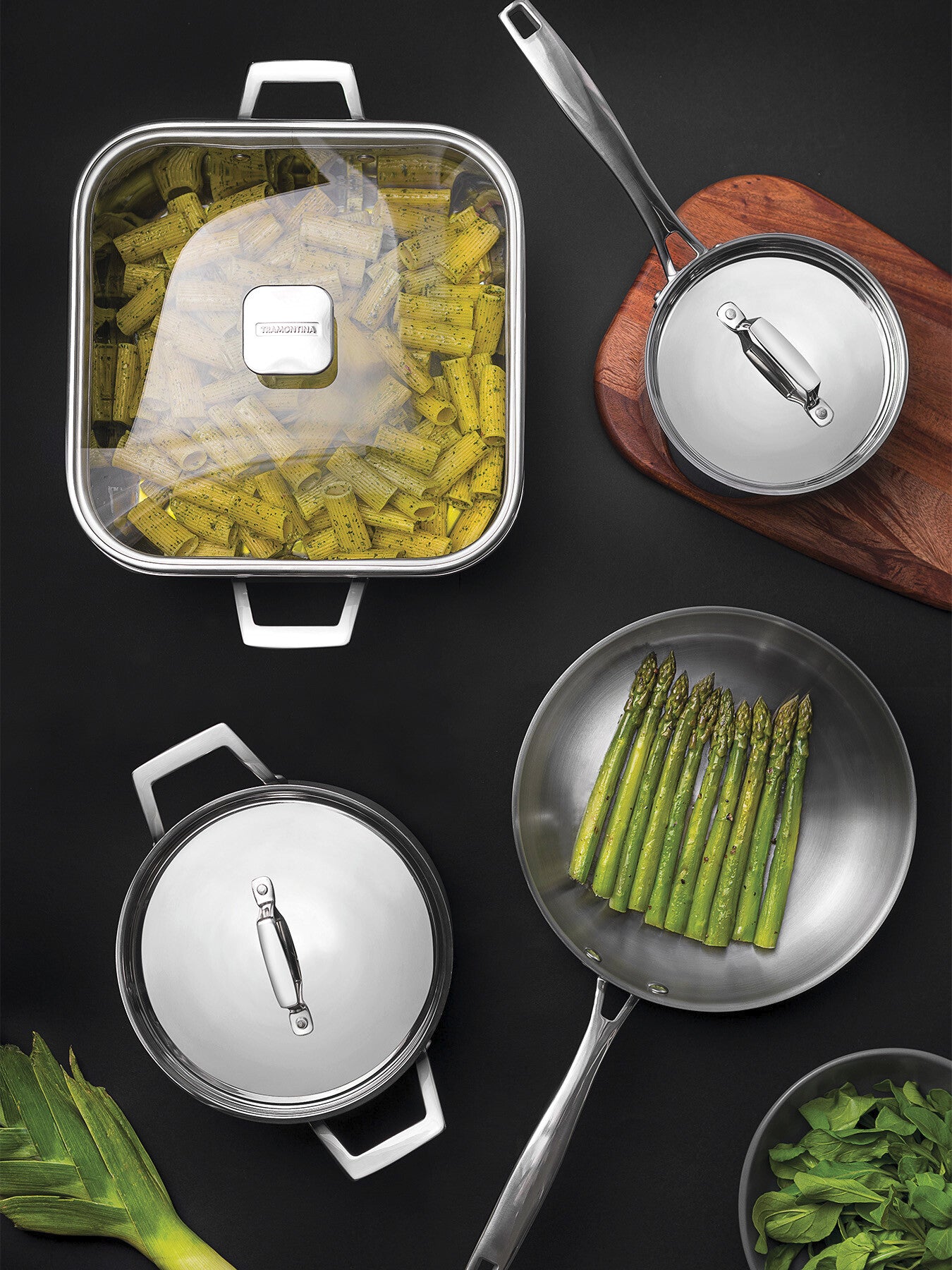 Grano Tri-Ply Stainless Steel Saucepan 1.7L