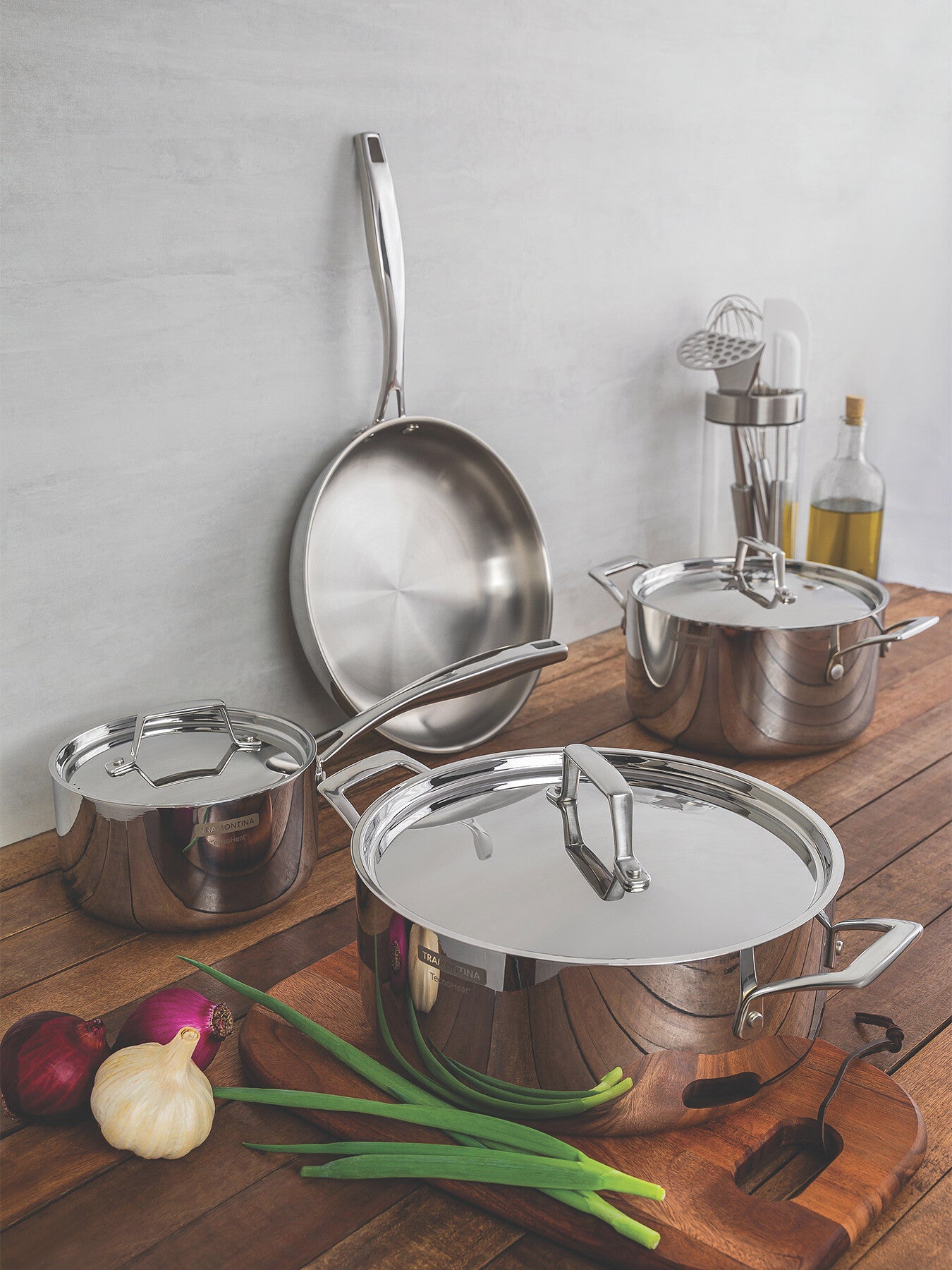 Grano Tri-Ply Stainless Steel Saucepan 1.7L