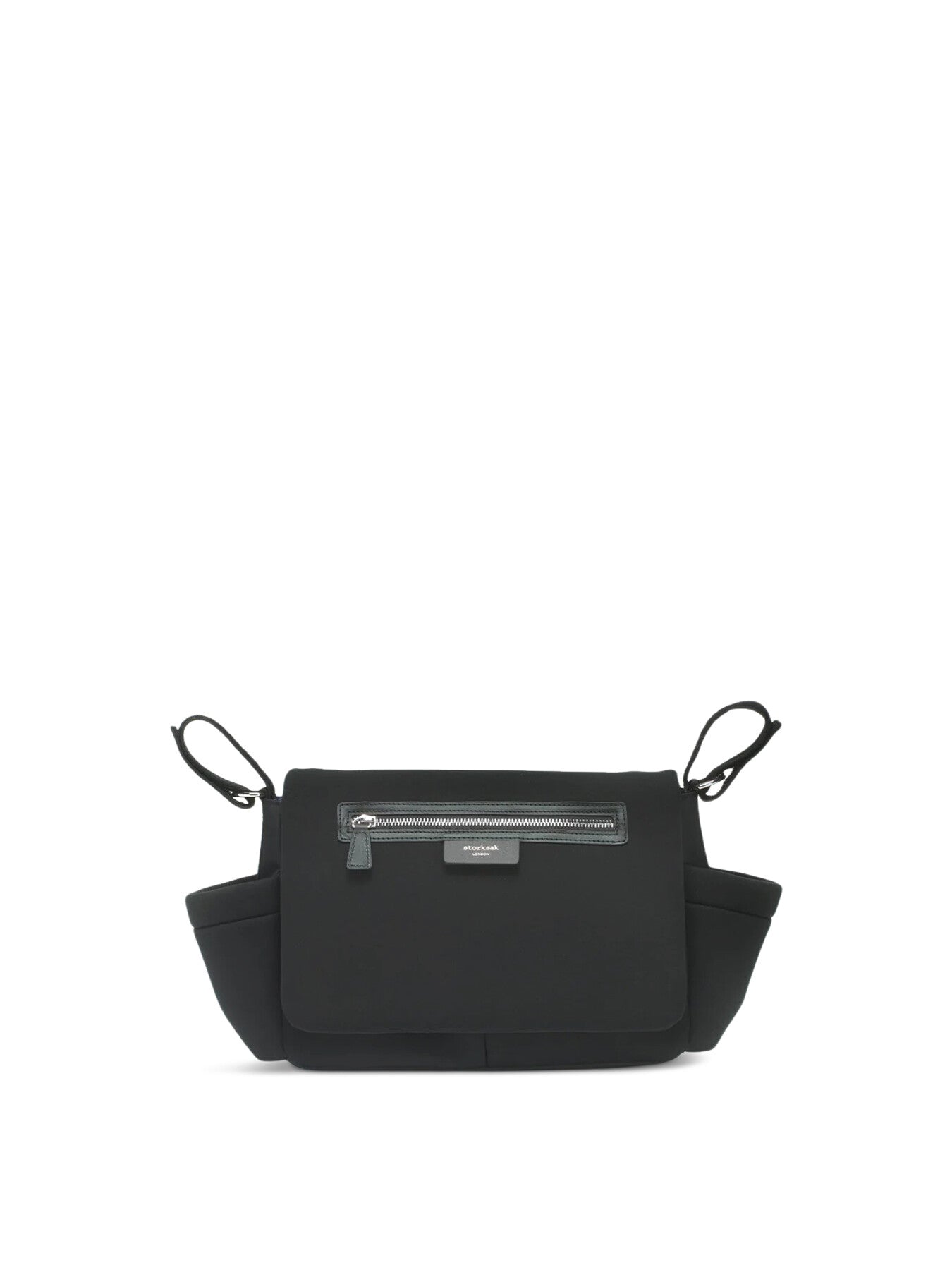 Stroller Organiser Luxe Black Silver
