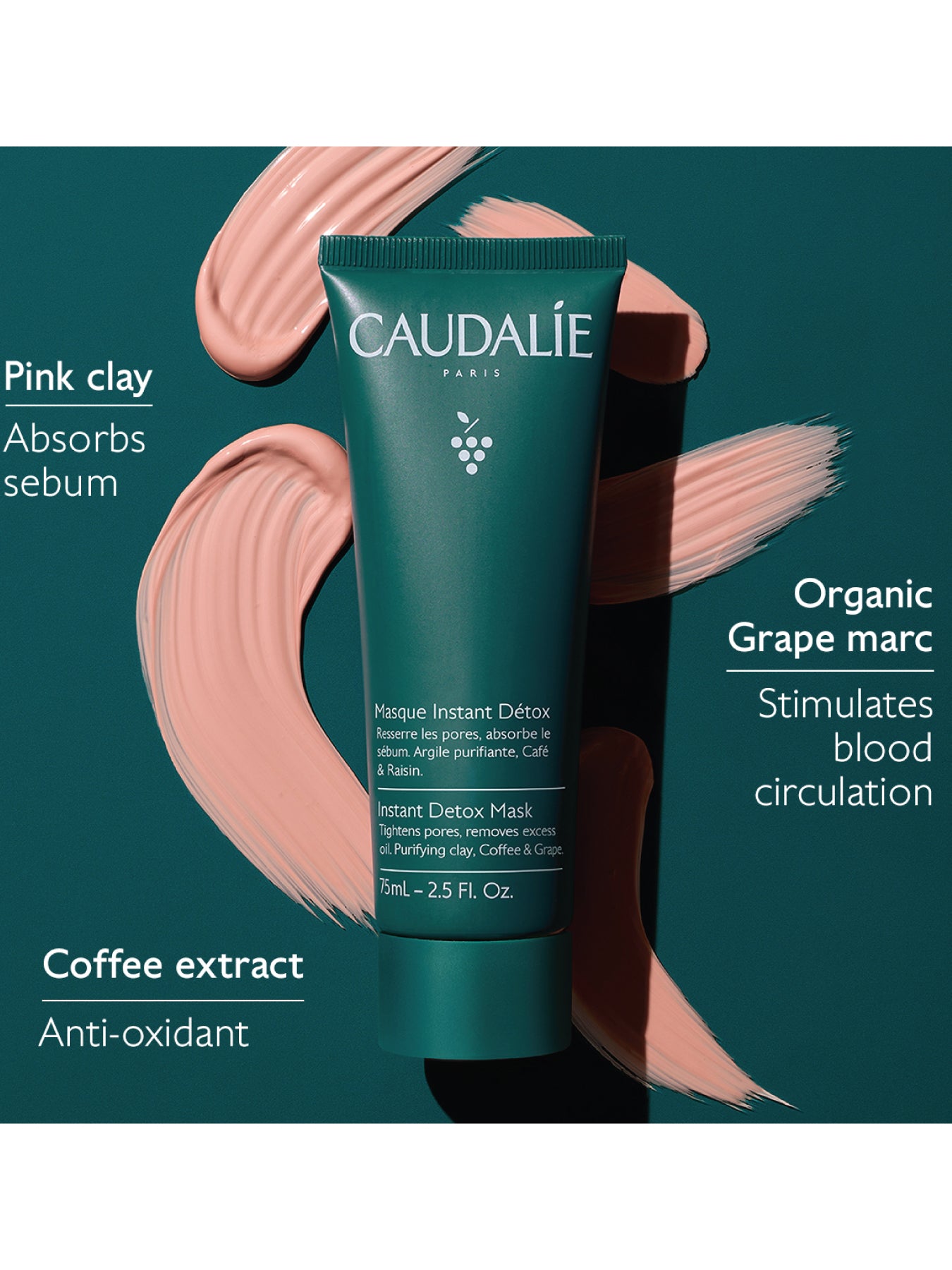 Vinergetic C Instant Detox Mask 75ml