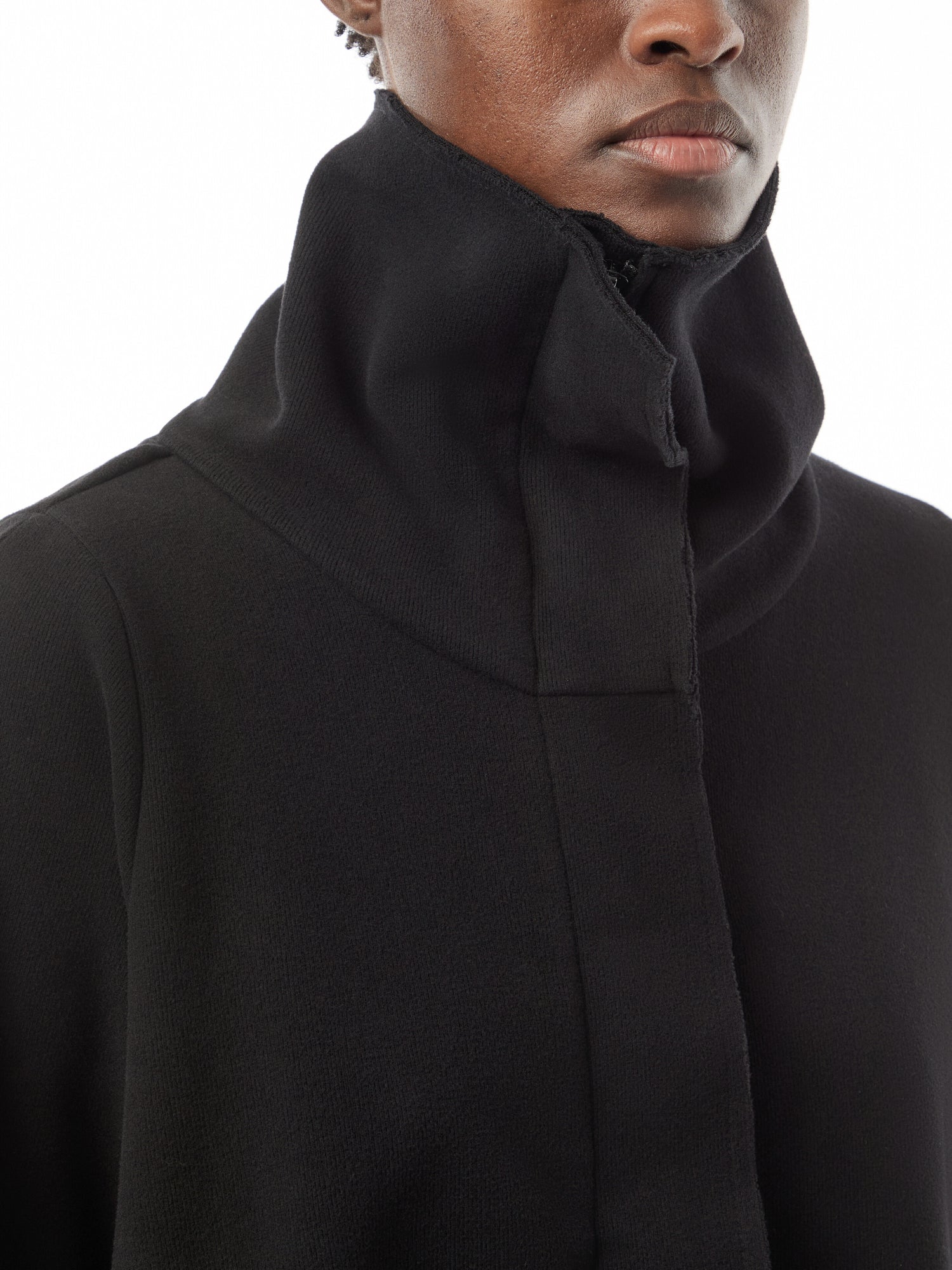 Jersey Wide Leg Trousers Black