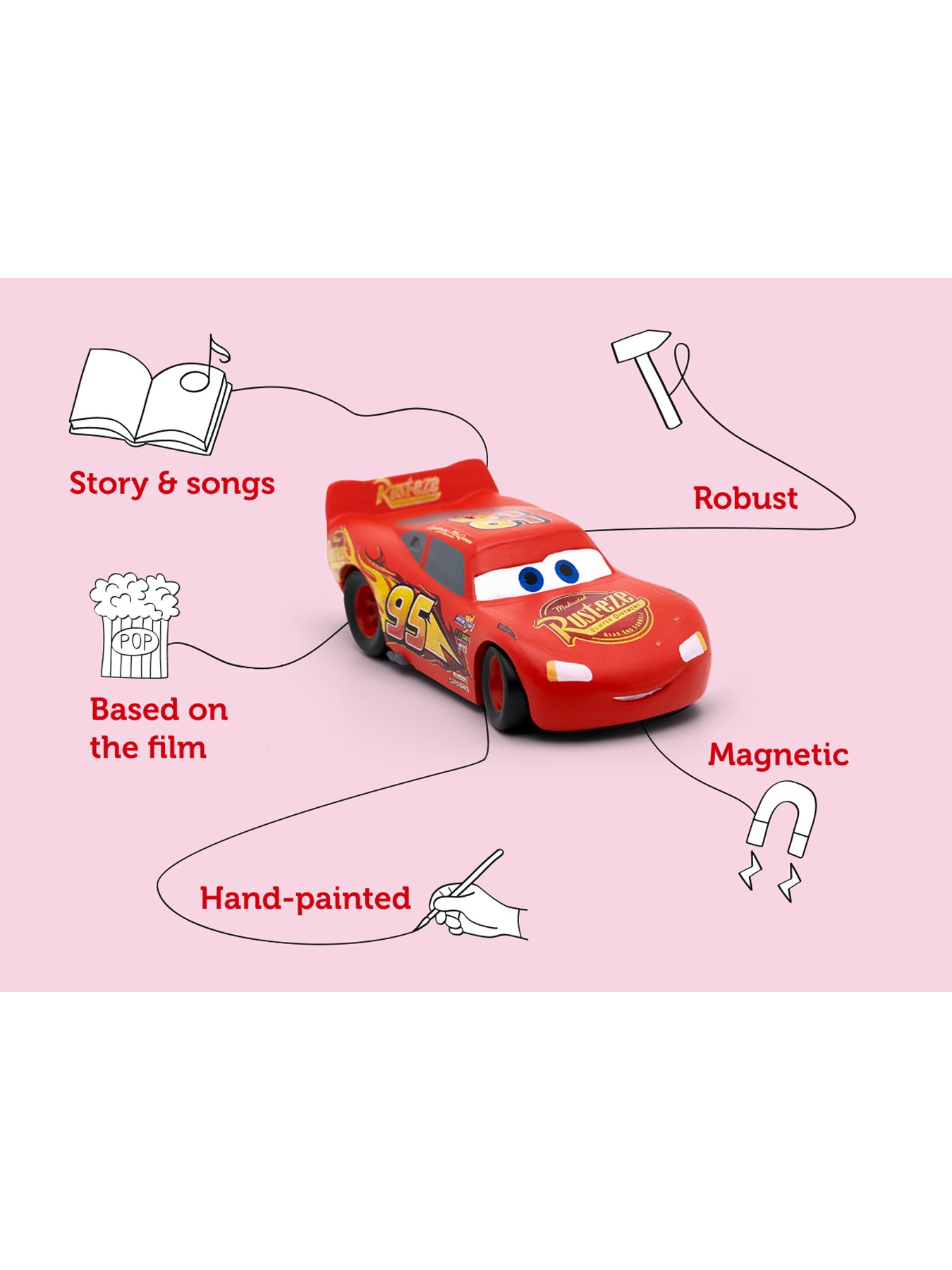 Disney Cars Tonie Audio Character Red