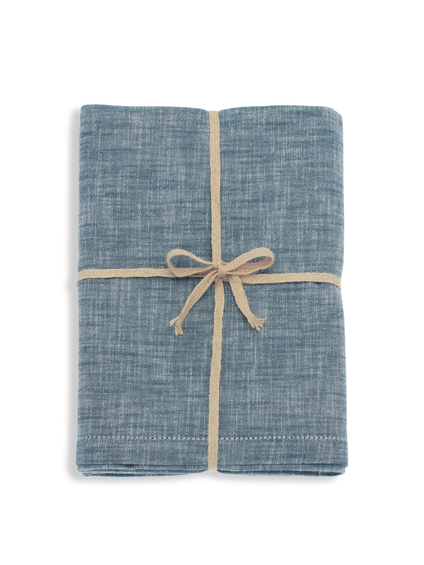 Chambray Tablecloth 150 x 230cm Flint Blue