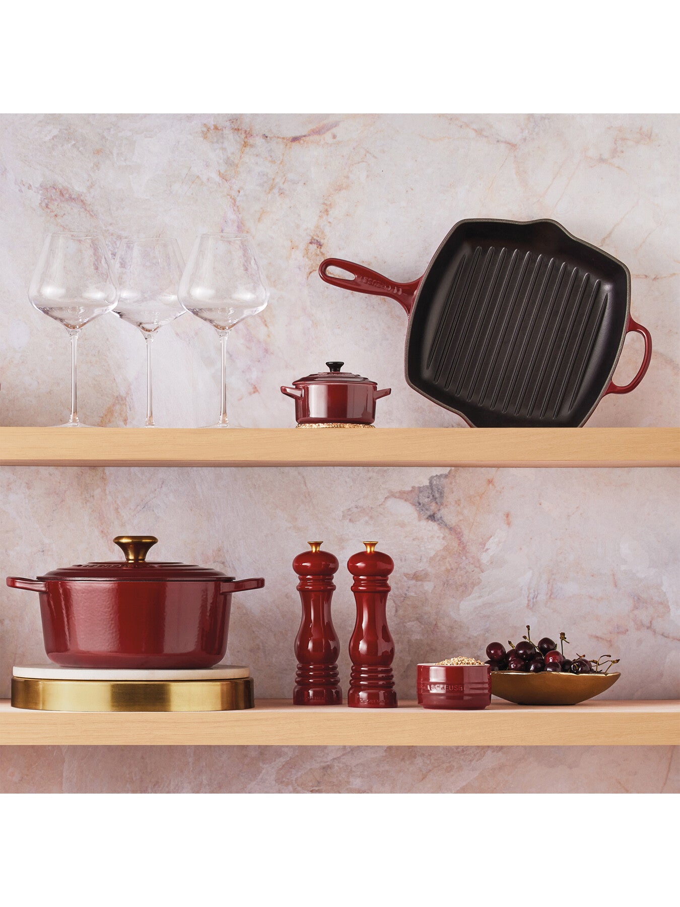 Cast Iron Square Grillit 26cm Garnett