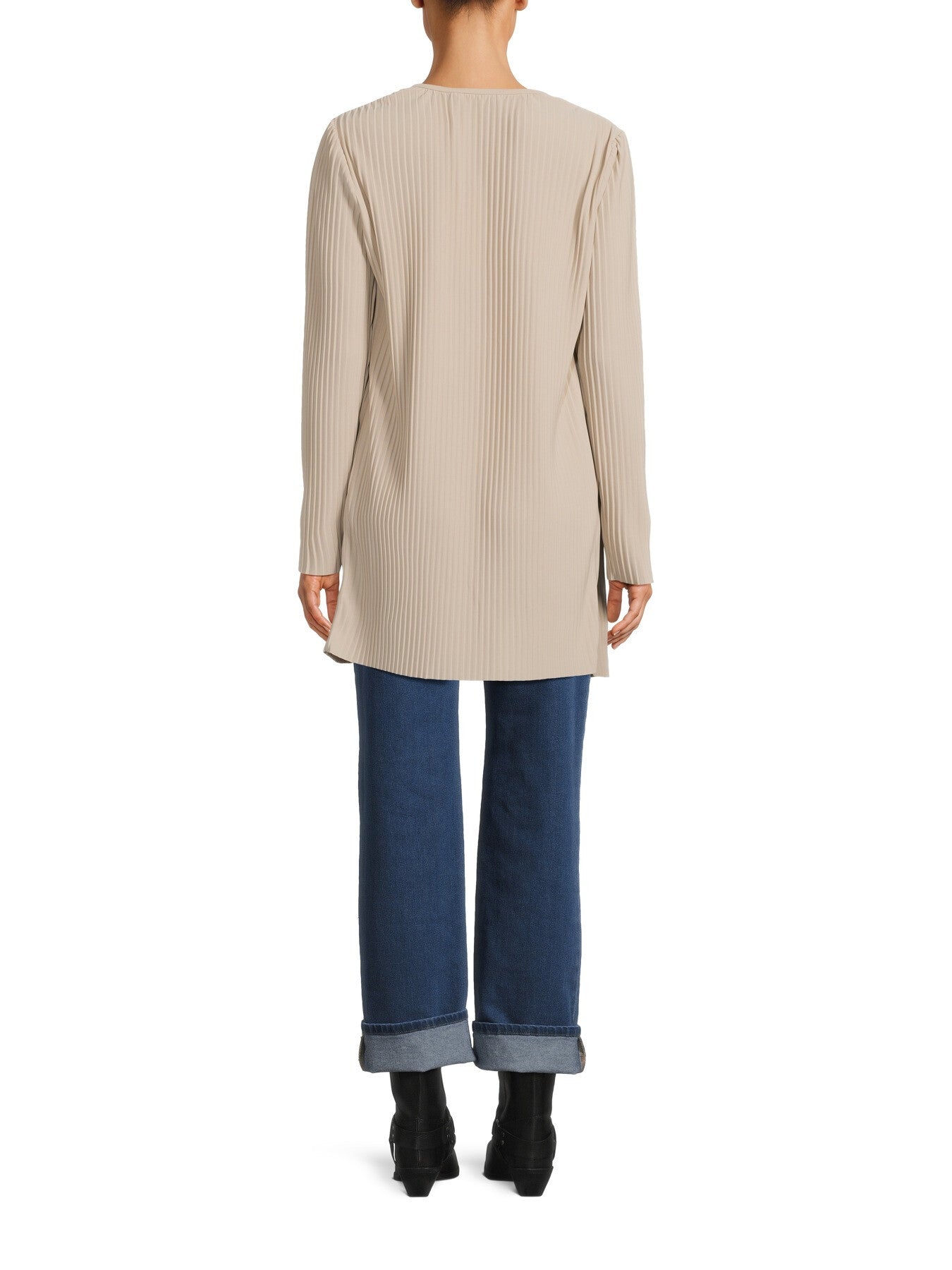 Fiesta Plissé Belted Cardigan