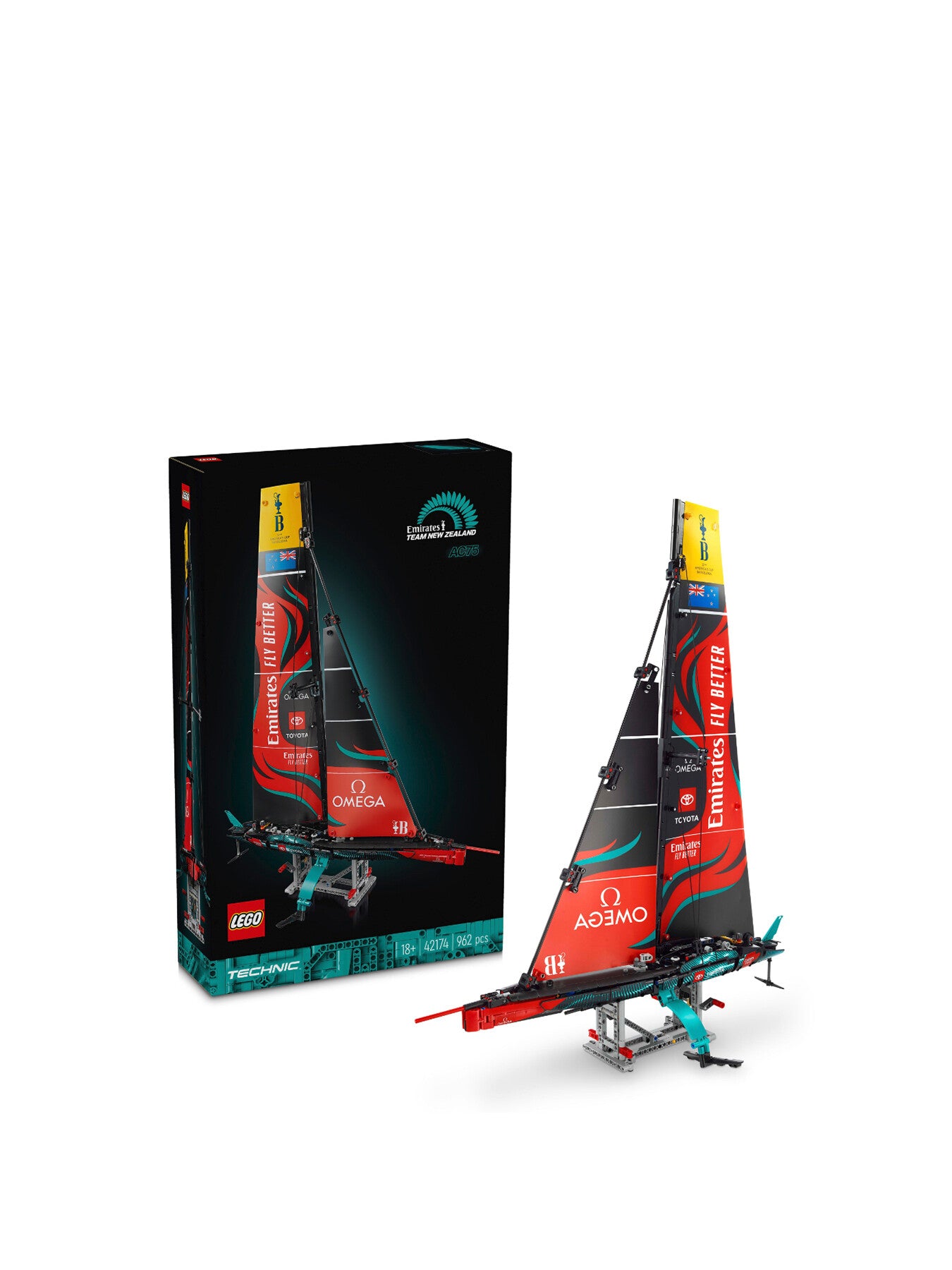 Technic Emirates Team New Zealand AC75 Yacht 42174