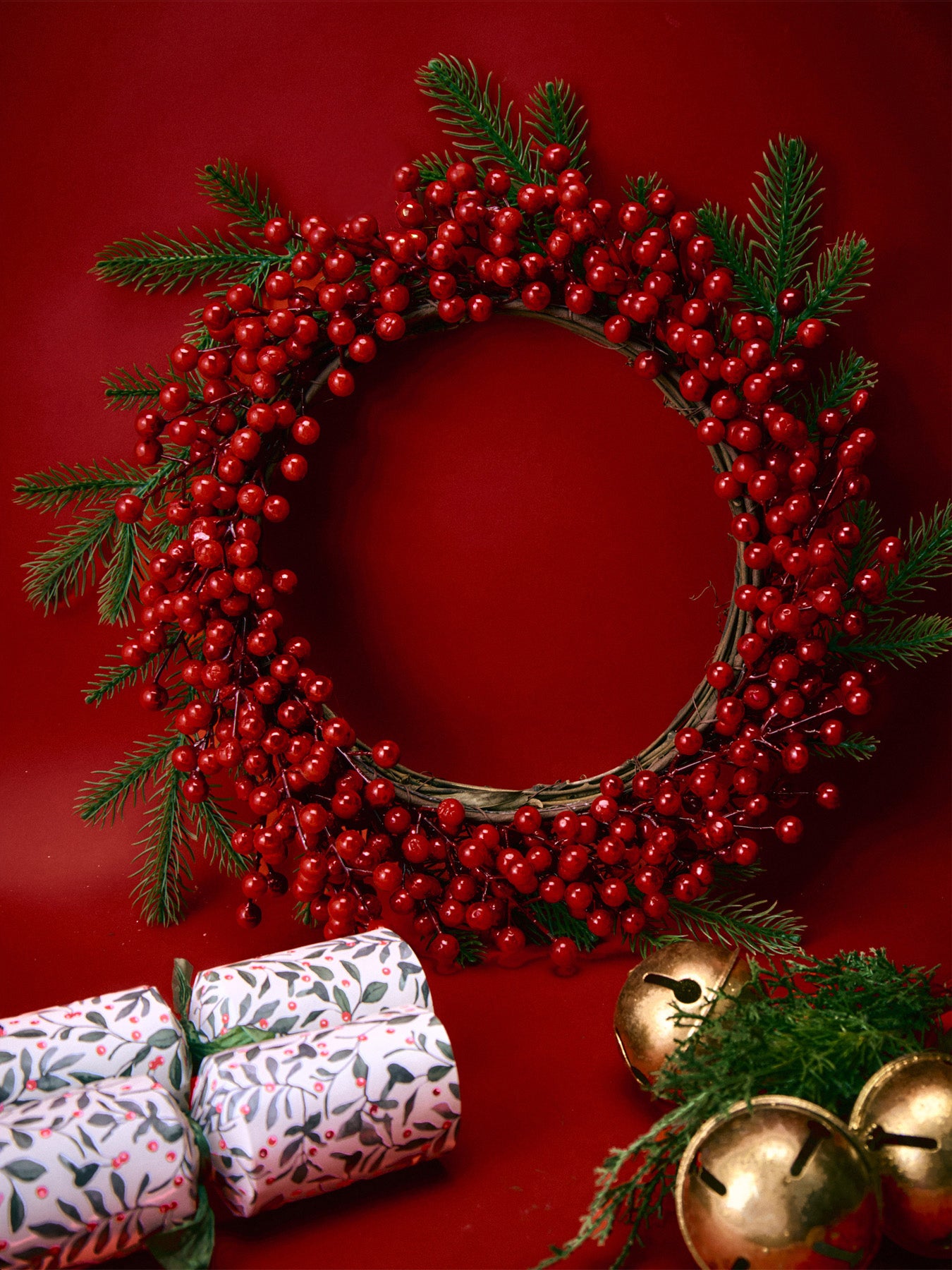 Red Berry Christmas Wreath Christmas 50cm