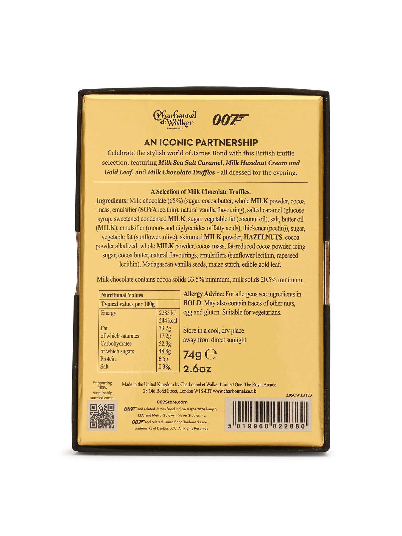 James Bond Tuxedo Truffles 74g