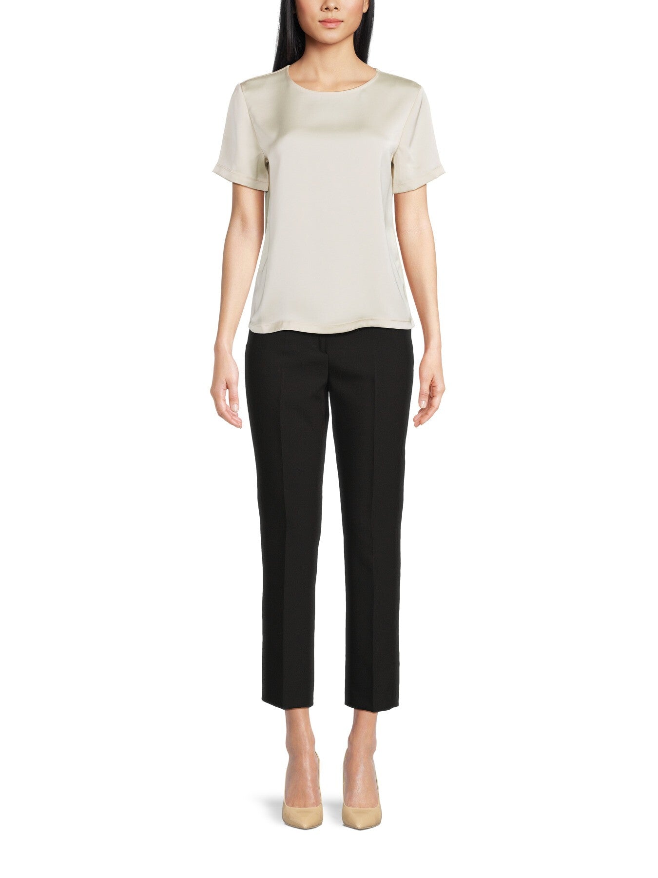 Gilbert Short Sleeve Satin T-Shirt