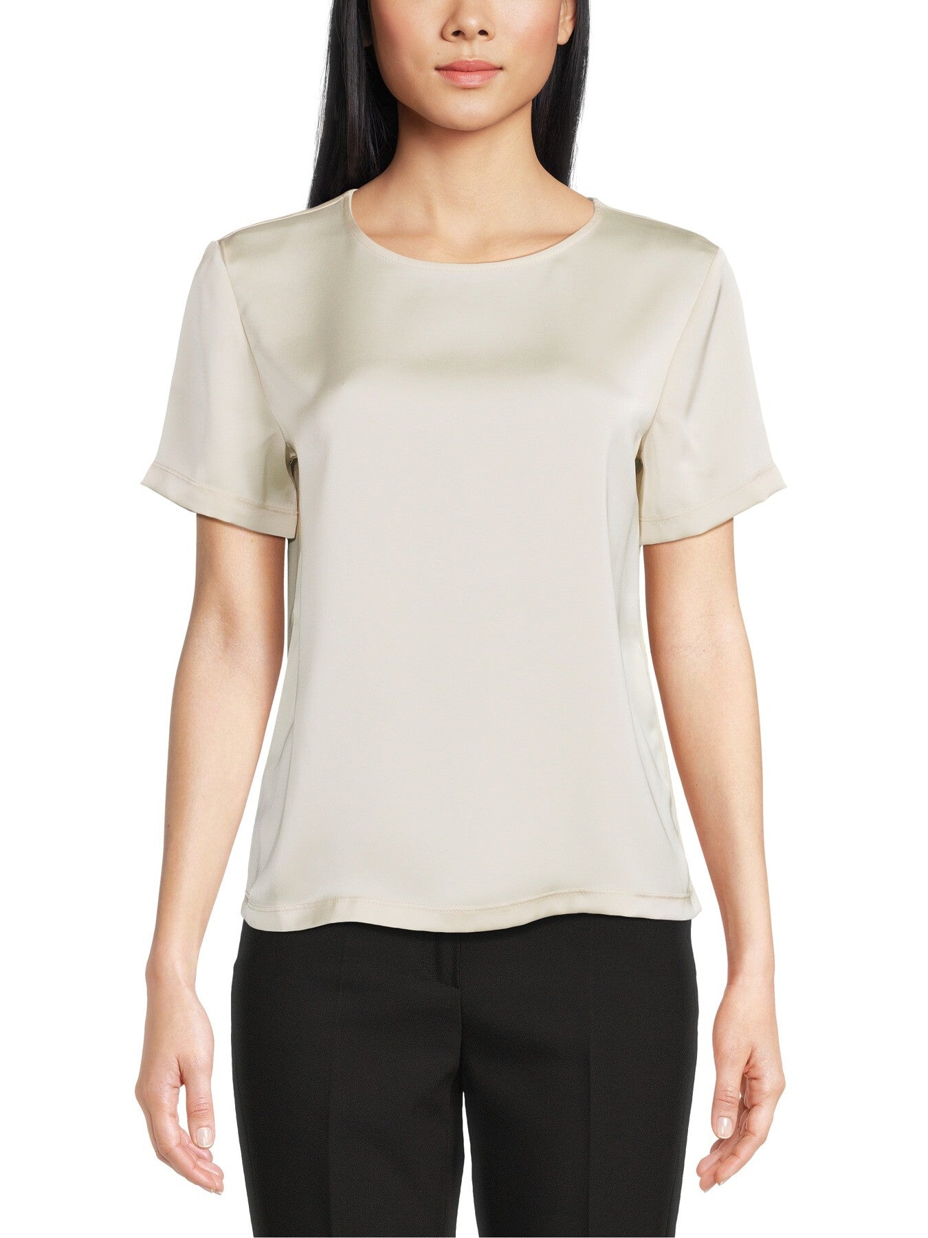 Gilbert Short Sleeve Satin T-Shirt