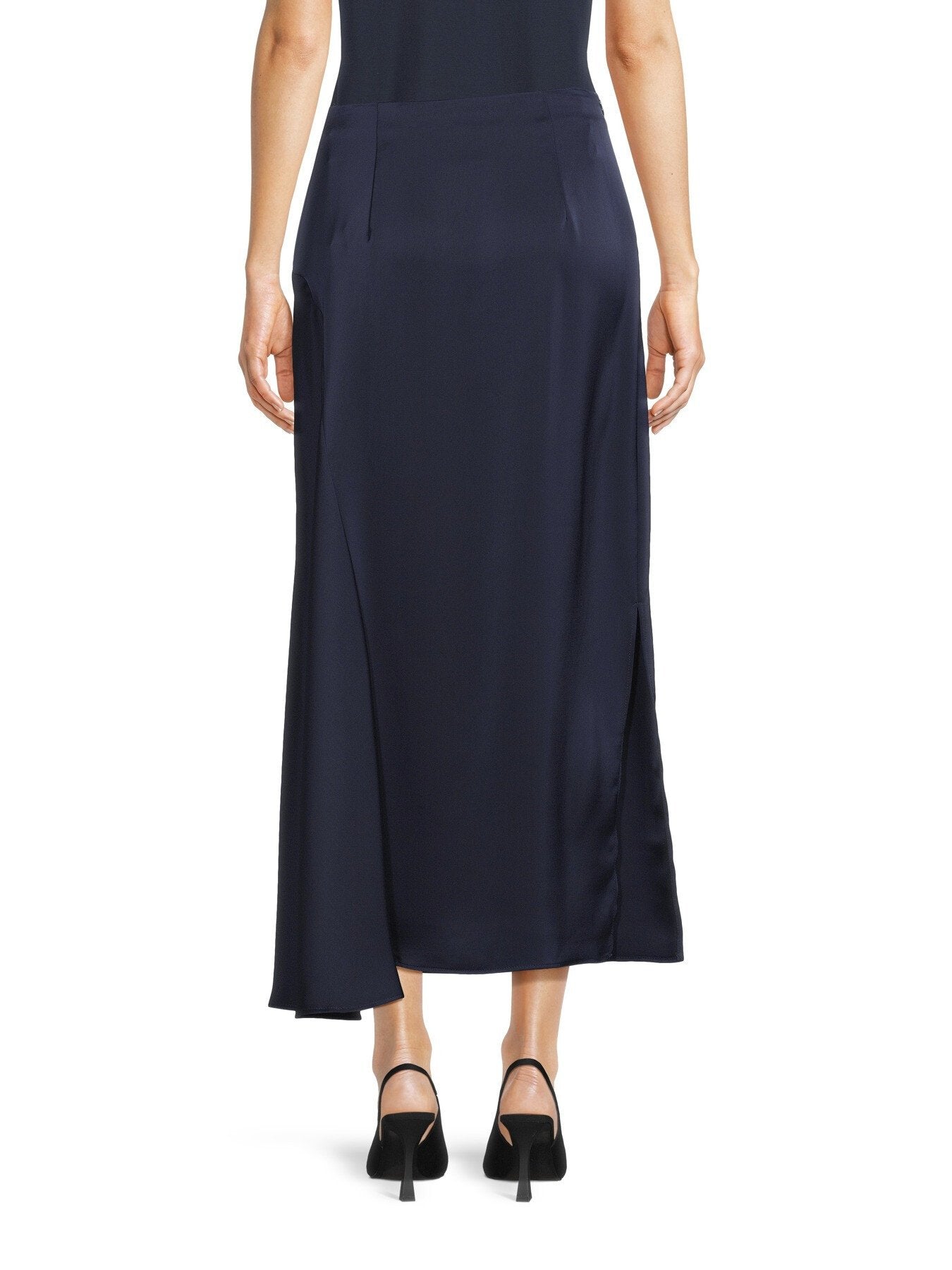 Aia Midi Satin Skirt