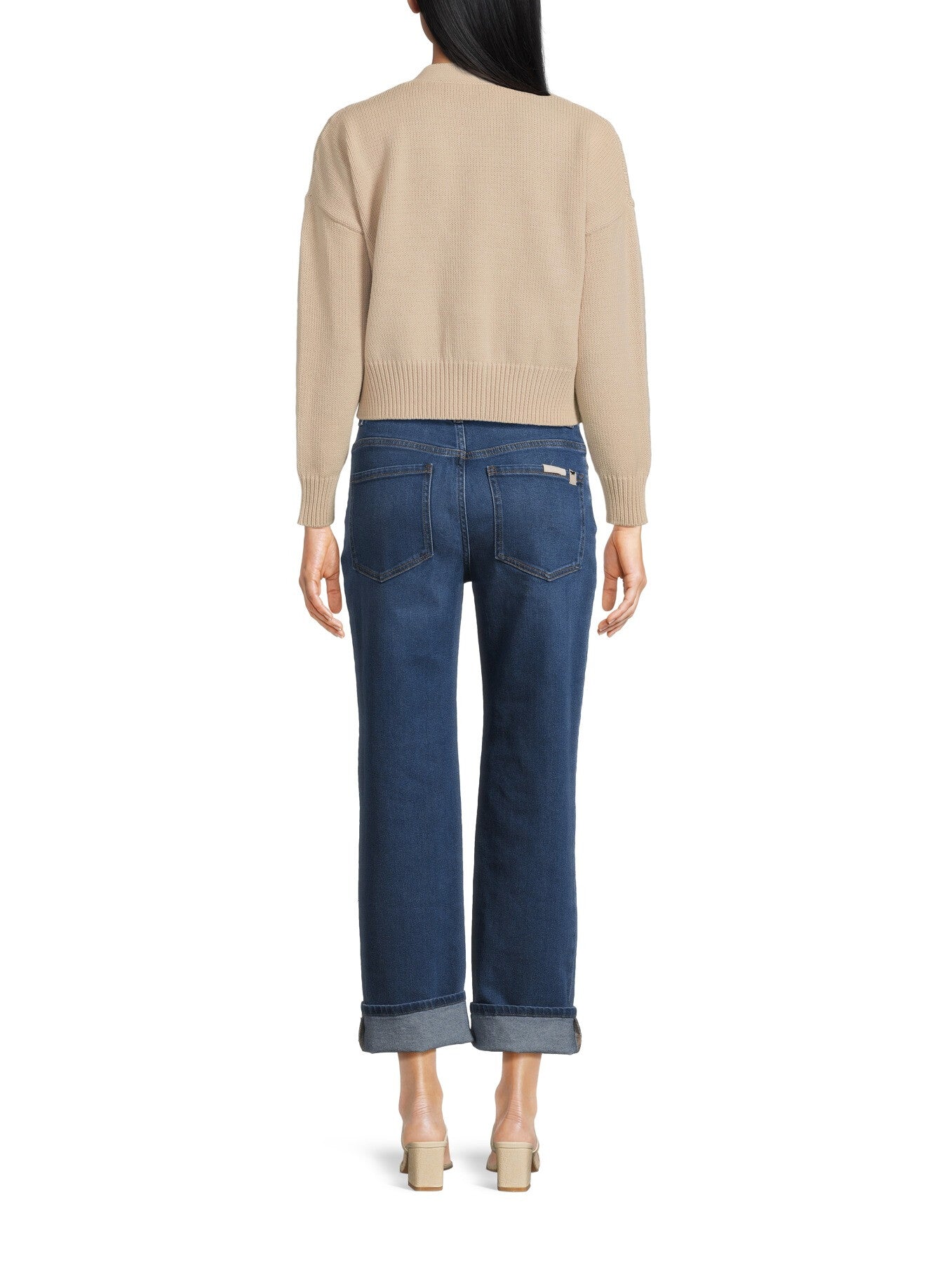 Inlay-detail Cotton Cardigan