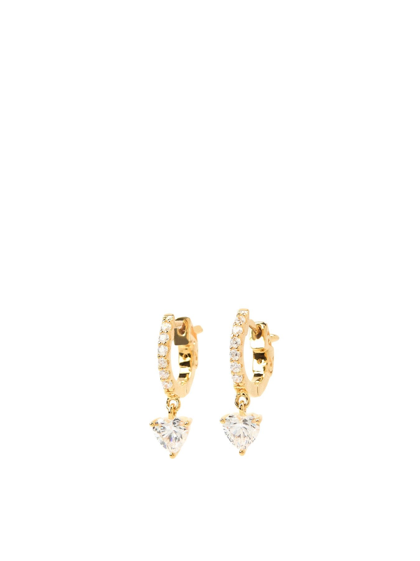Amare Heart Hoop Earrings