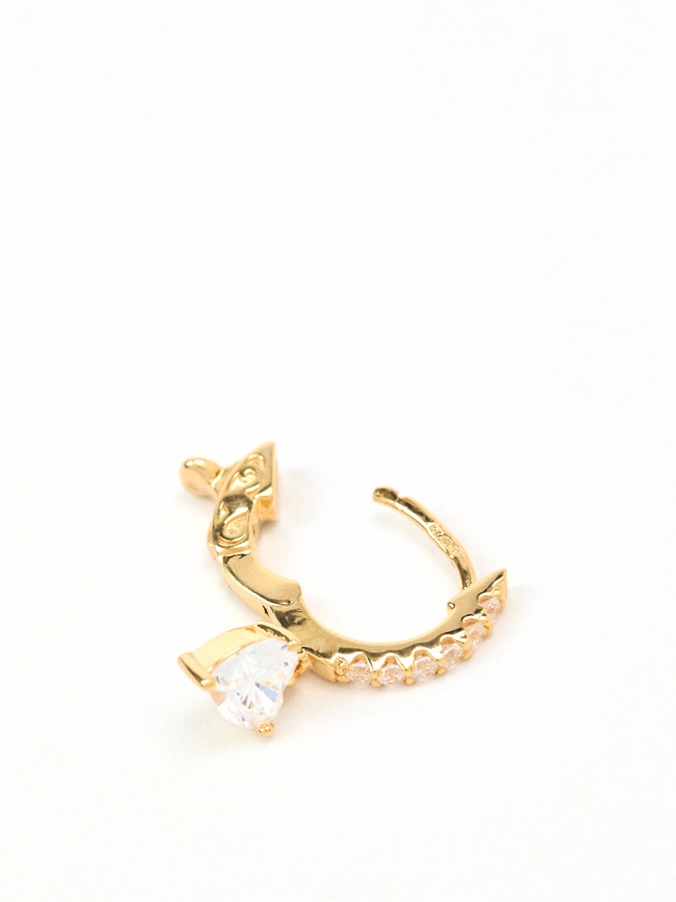 Amare Heart Hoop Earrings