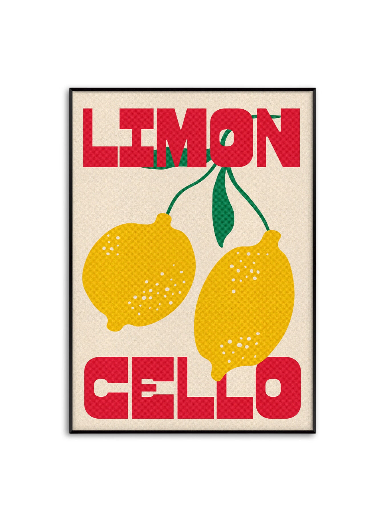 Limoncello Red A3 Print