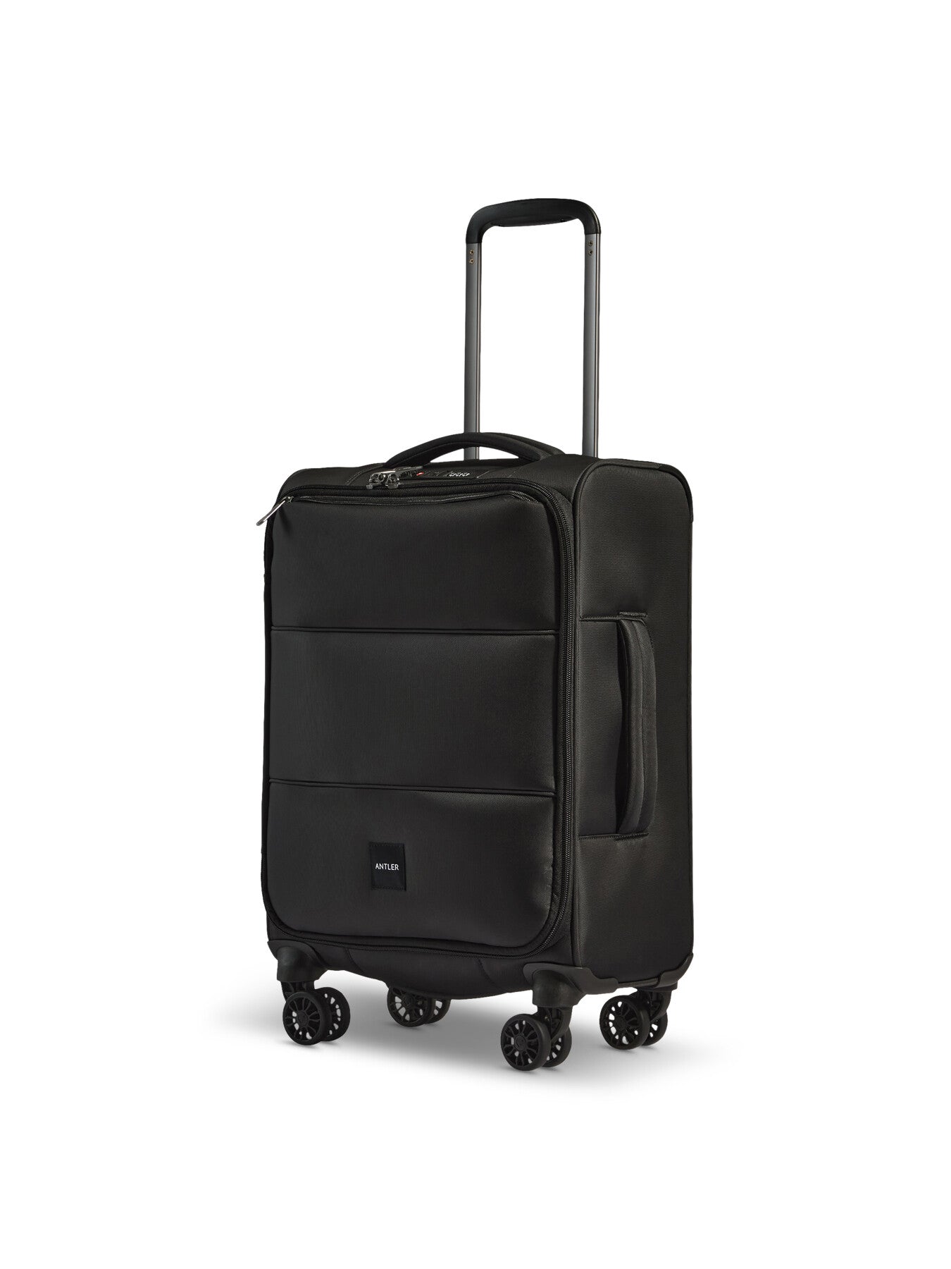 Soft Stripe Cabin Suitcase 55cm Black