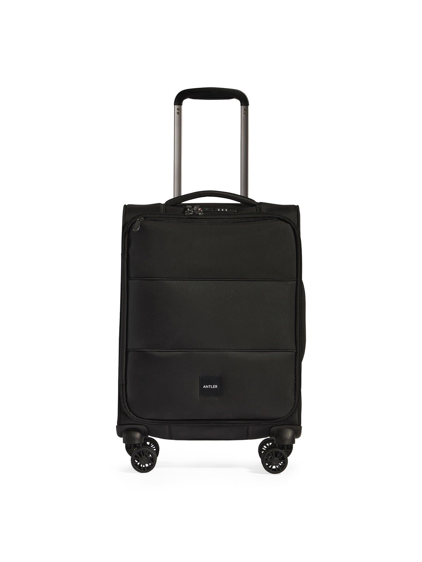 Soft Stripe Cabin Suitcase 55cm Black