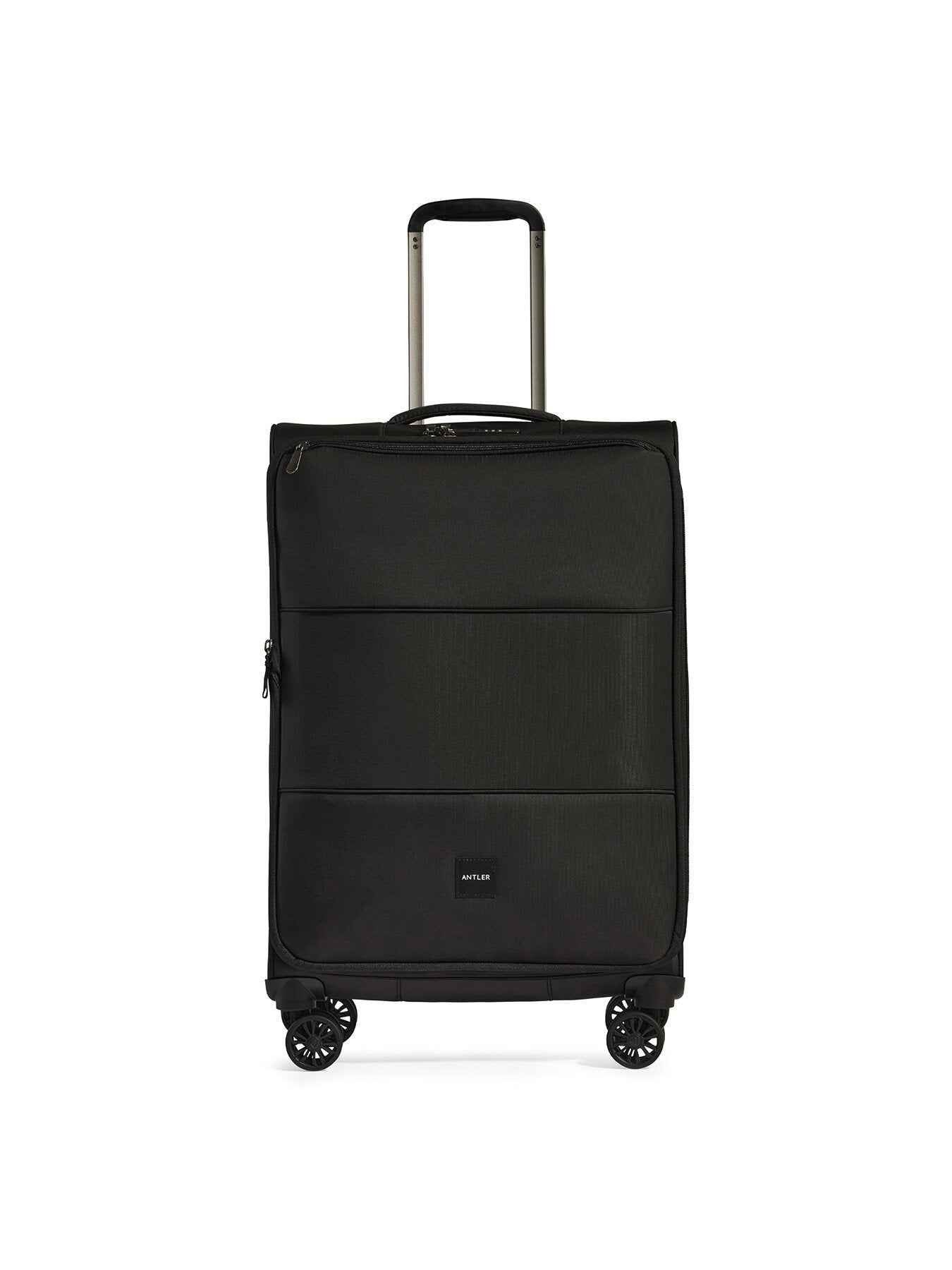 Soft Stripe Medium Suitcase 68cm Black