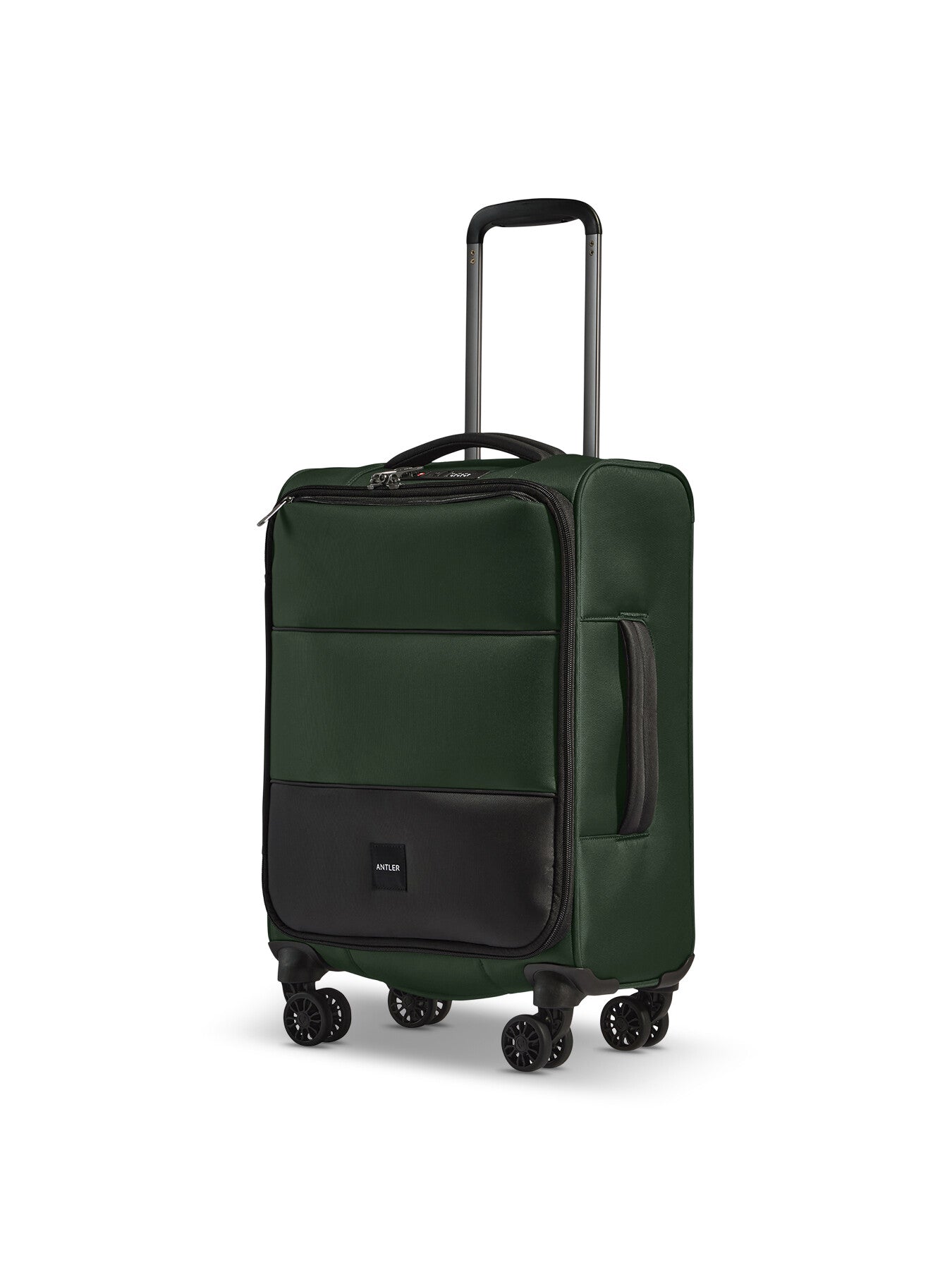 Soft Stripe Cabin Suitcase 55cm Green
