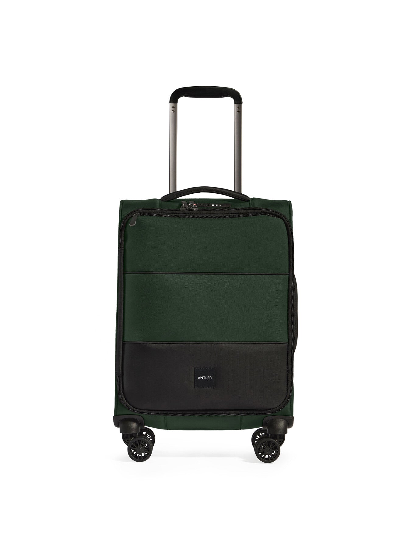 Soft Stripe Cabin Suitcase 55cm Green