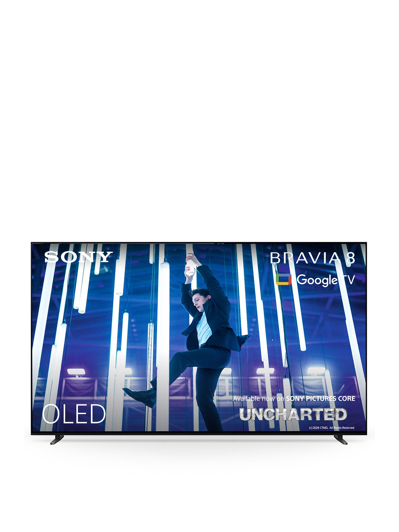Bravia 8 K77XR80PU OLED 77 Inch 4k HDR Google Smart TV Acoustic Surface Audio Chromecast and Apple Airplay 2024