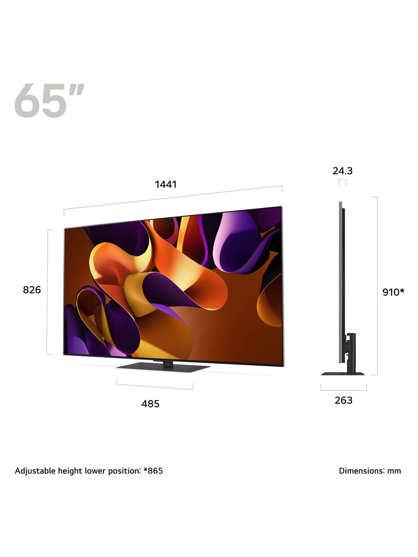 OLED Evo G46 65 Inch 4K Ultra HD Smart TV 2024