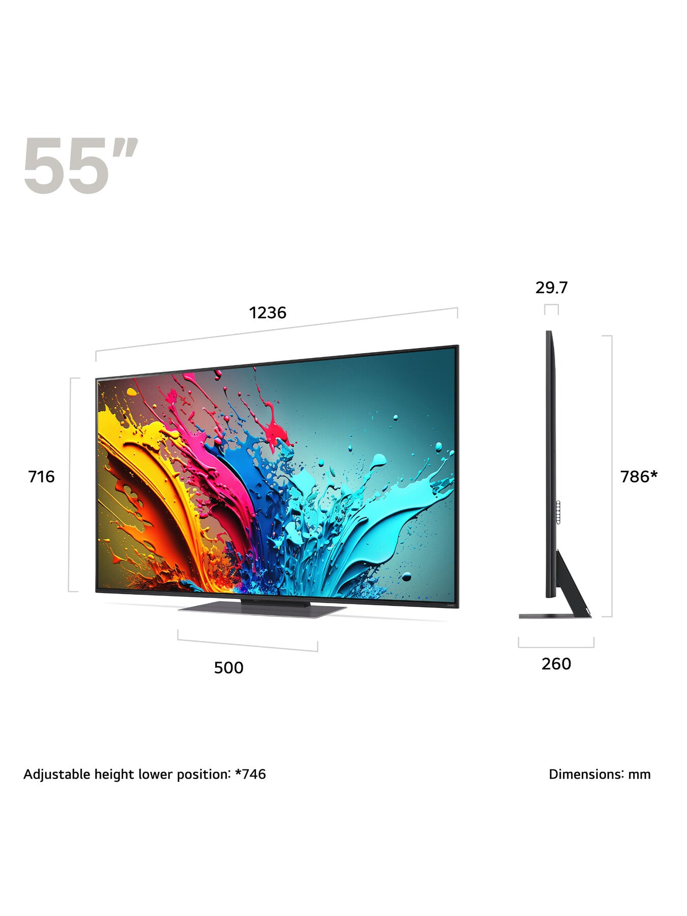 QNED87 55 Inch 4K Ultra HD Smart TV 2024
