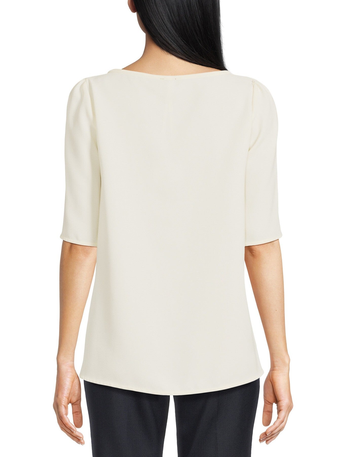 Vanessa Crew Neck Top with Short Sleeve