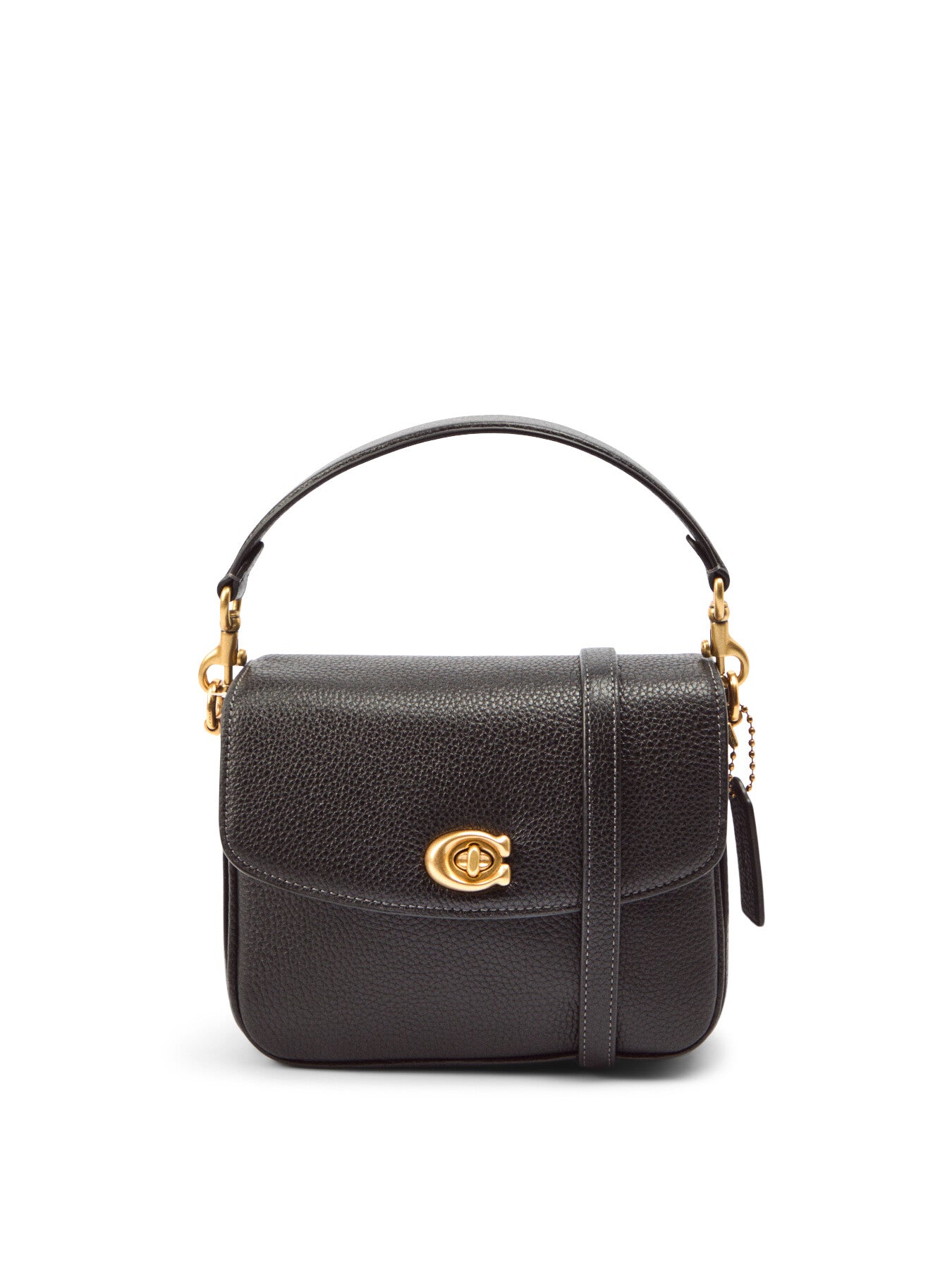 Cassie Leather Crossbody 19 Black