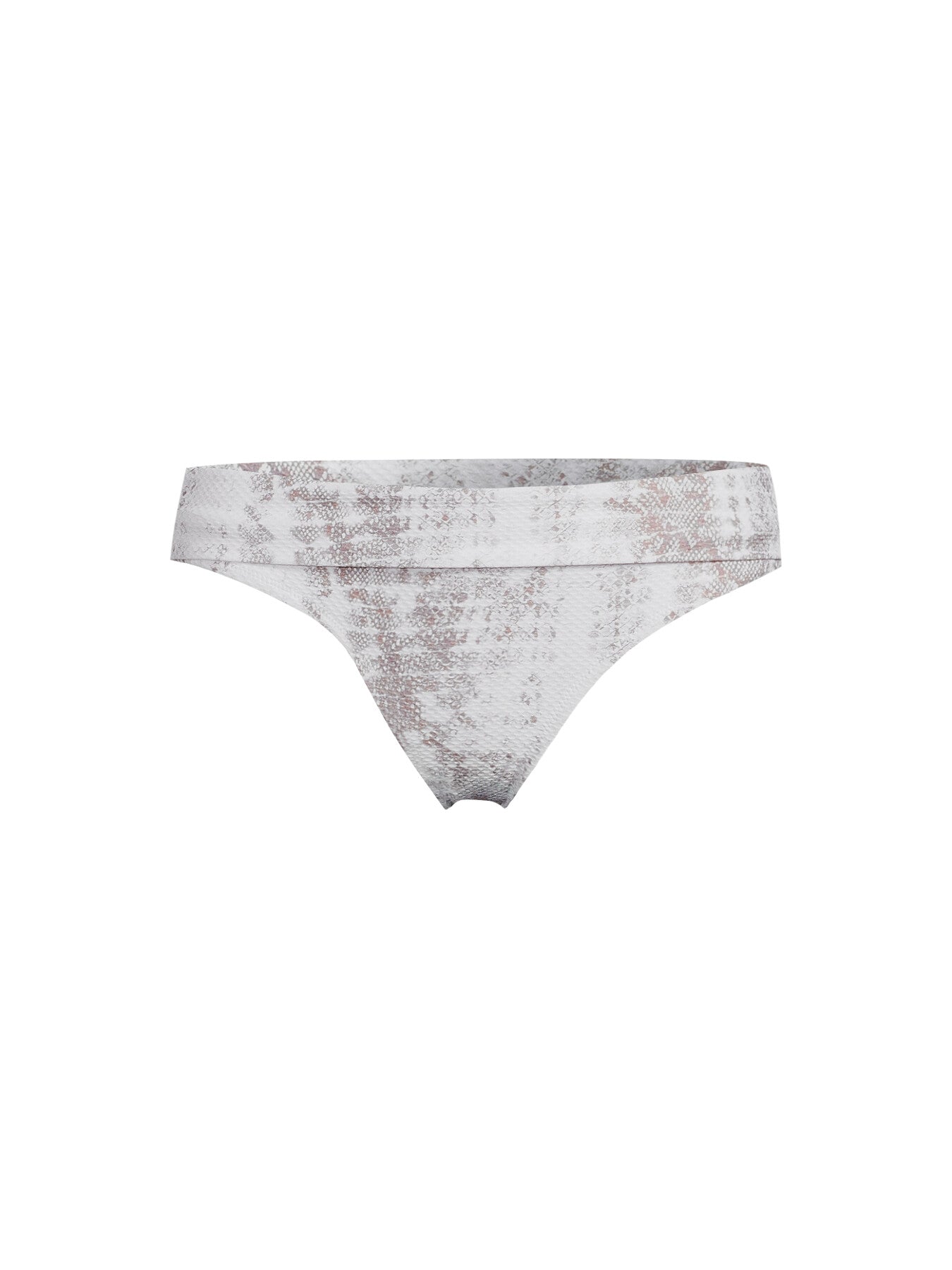 Core Snake Print Fold Over Bottom