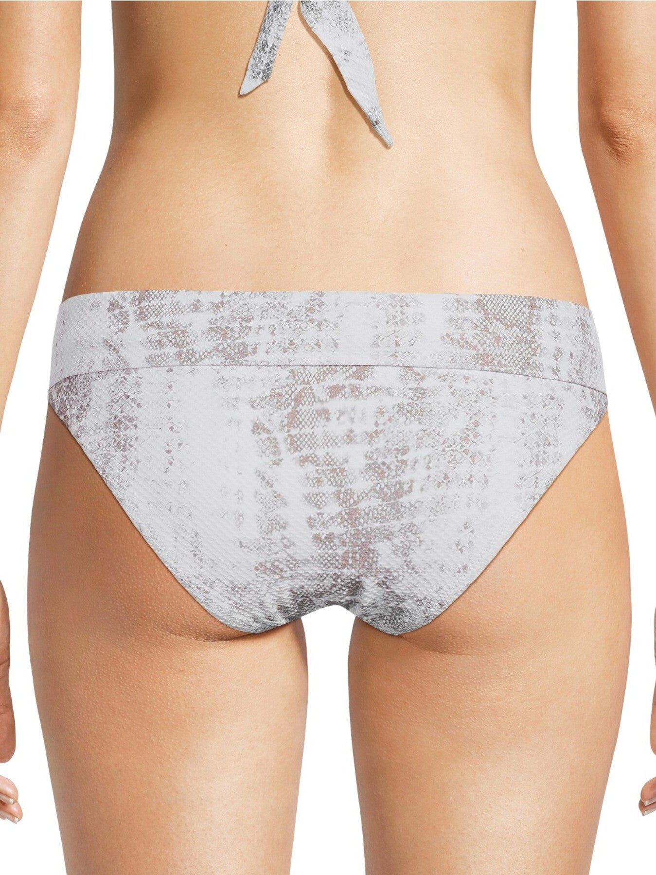 Core Snake Print Fold Over Bottom