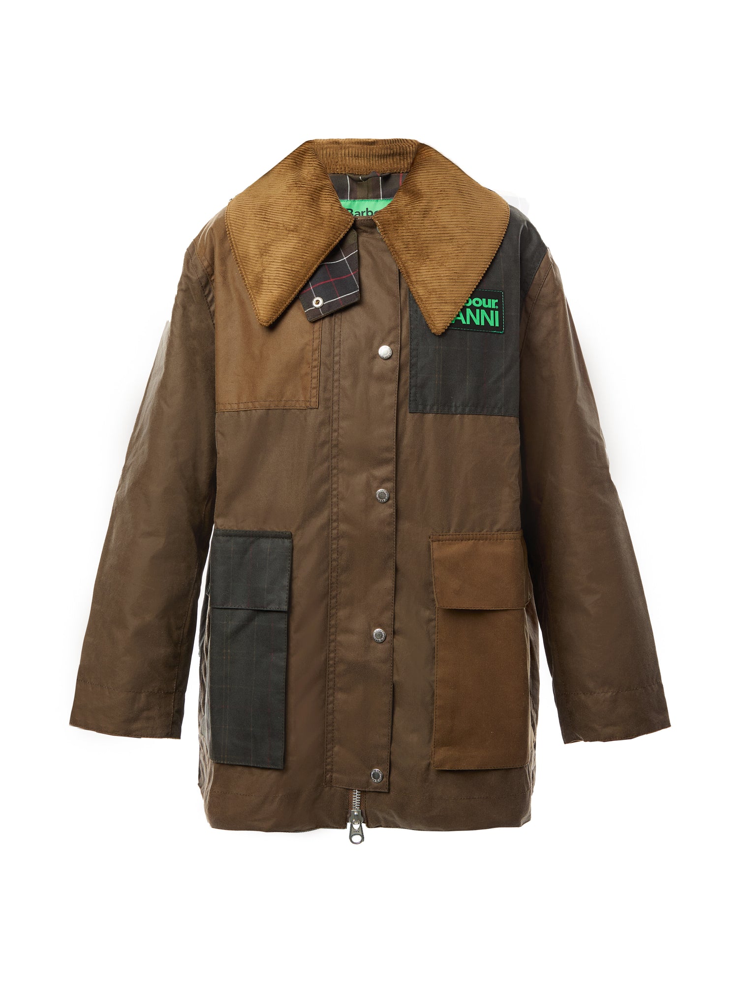 Womens Barbour x GANNI Wax Duffle