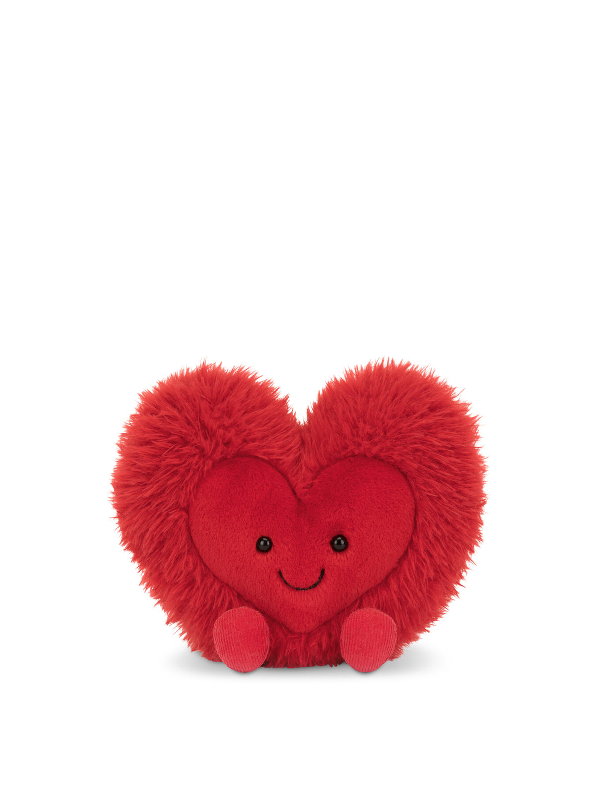 Amuseables Red Fluffy Heart Large 24cm