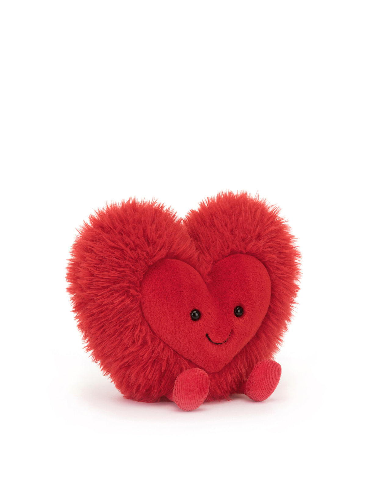 Amuseables Red Fluffy Heart Large 24cm