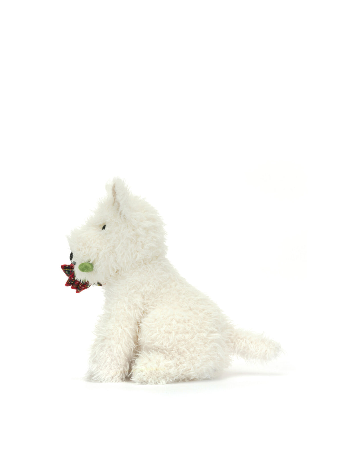 Munro Dog Holding Rose 25cm
