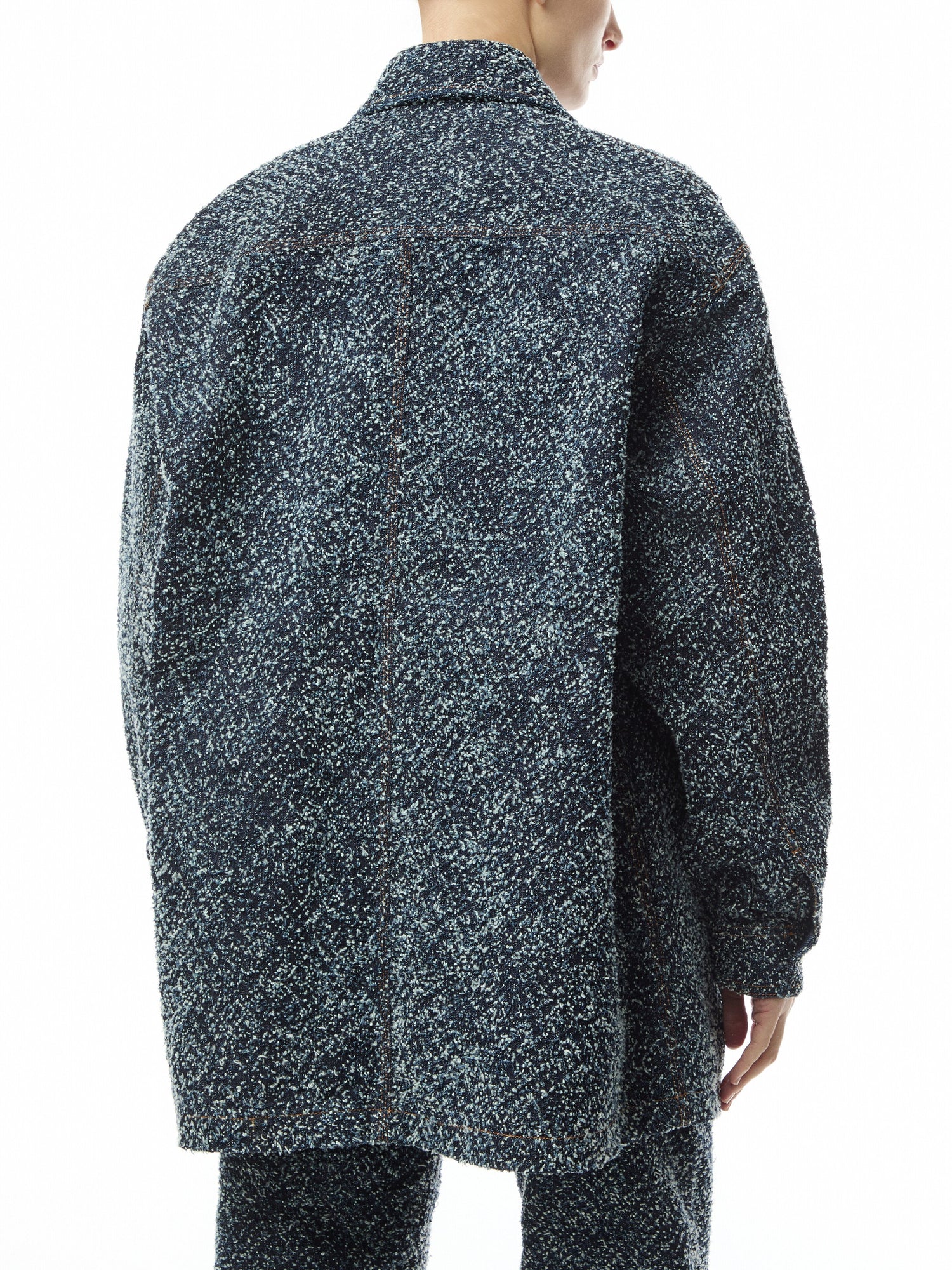 Boucle Denim Overshirt
