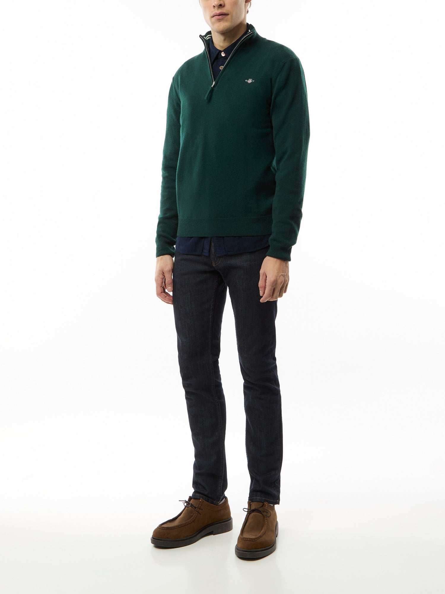 Superfine Lambswool Half Zip