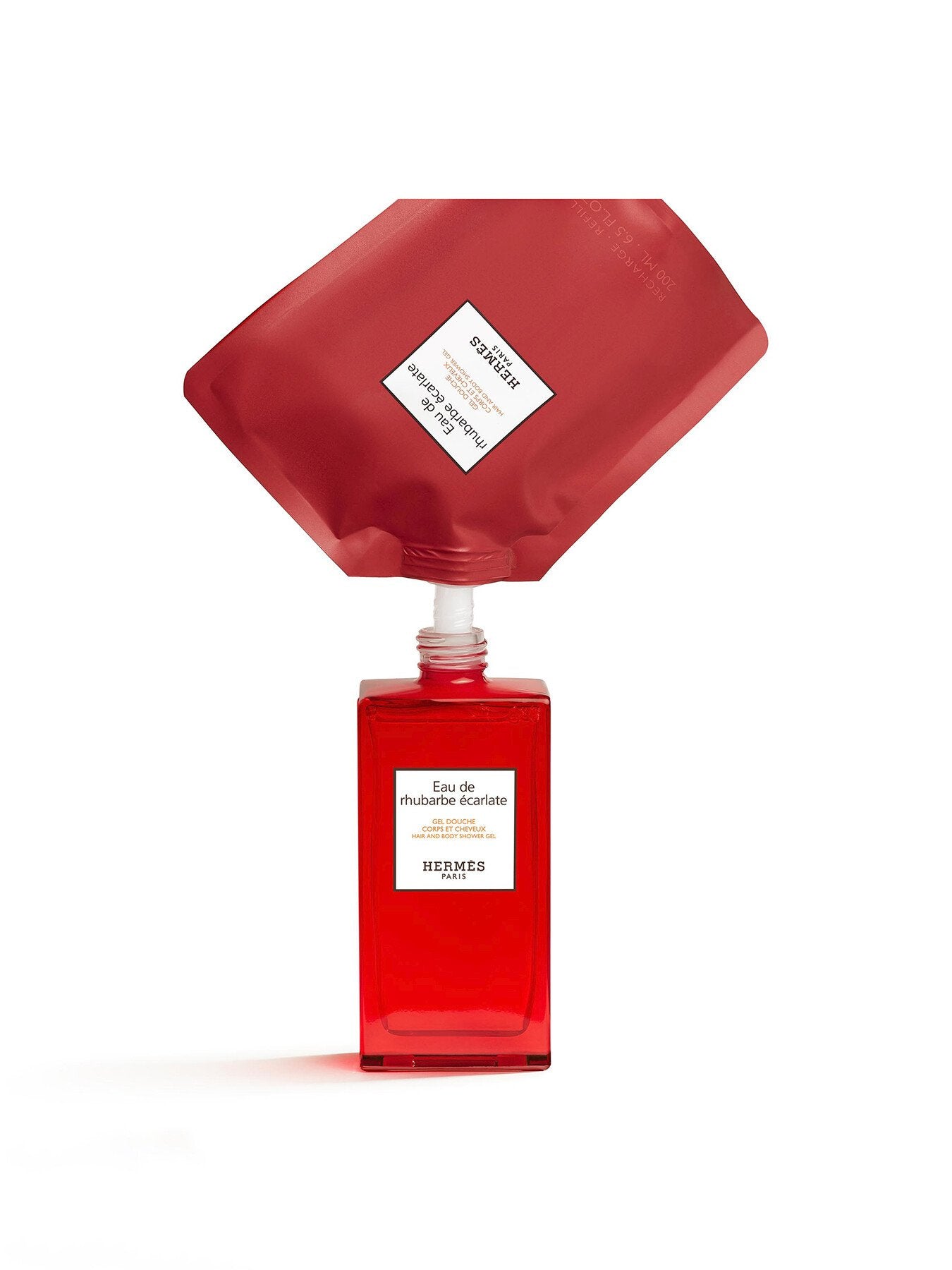 Eau de rhubarbe écarlate hair and body shower gel refill 200ml