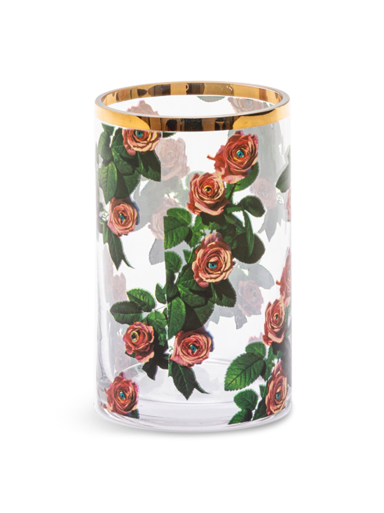 Glass Vase Roses