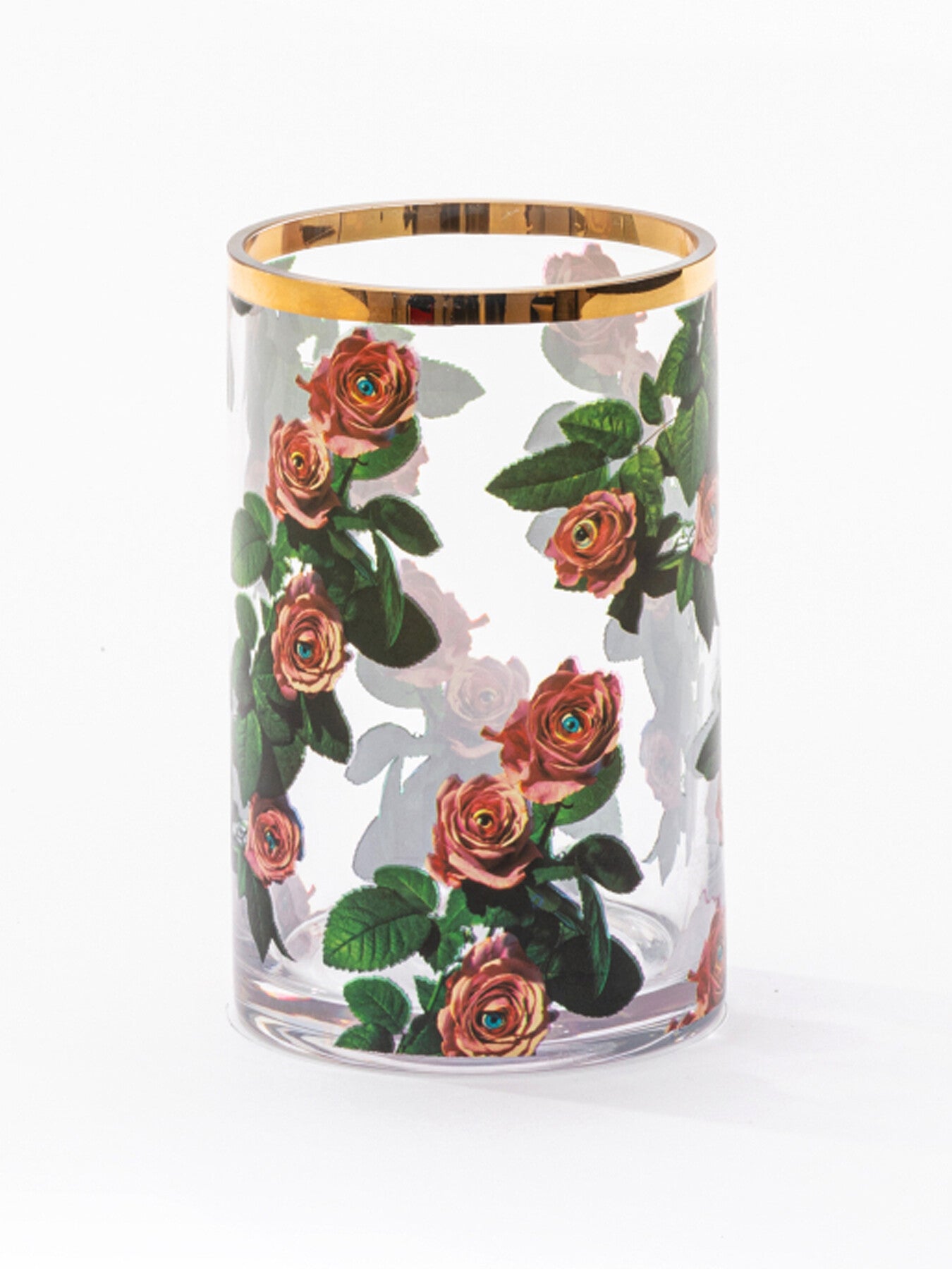 Glass Vase Roses